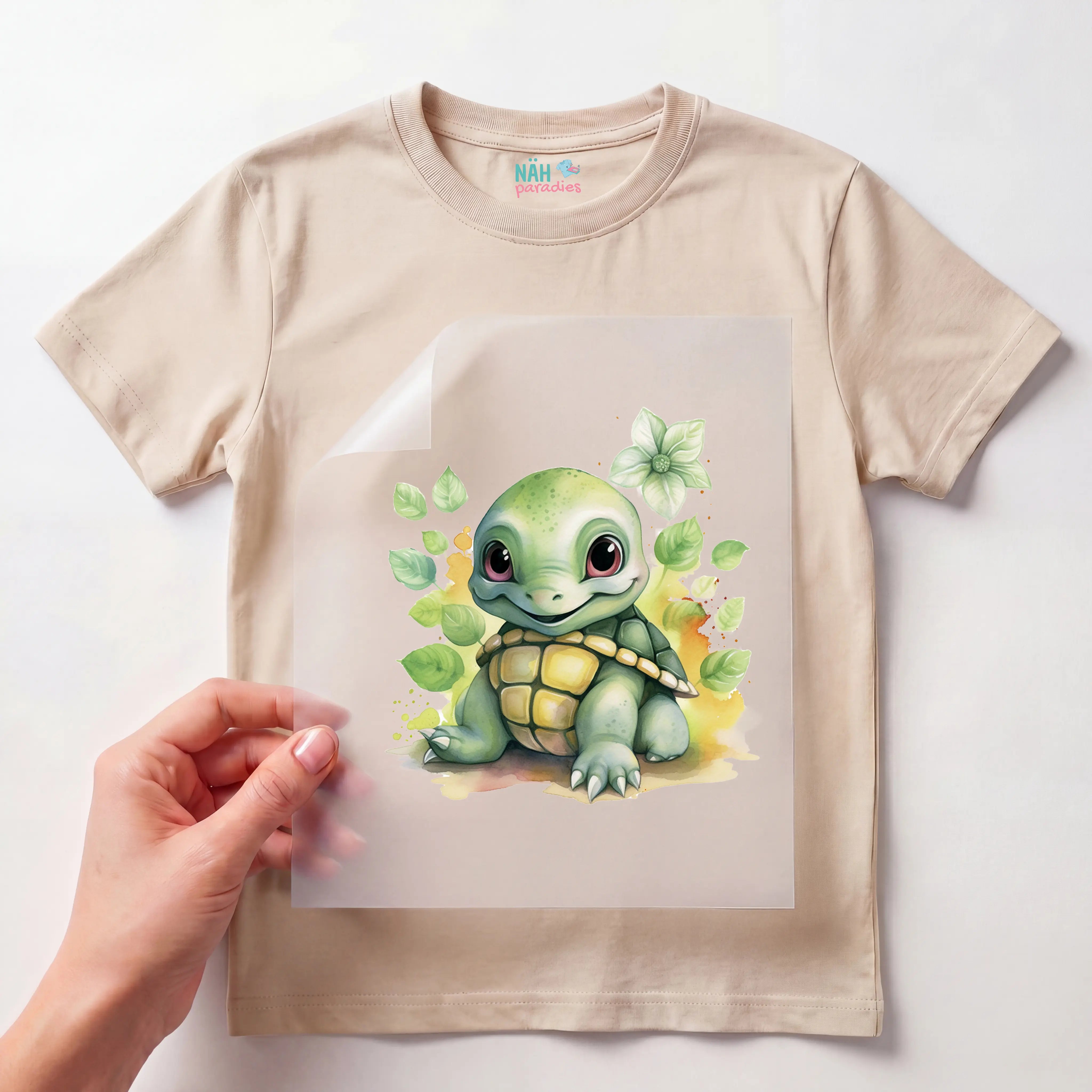 Bügelbild Schildkröte Andy