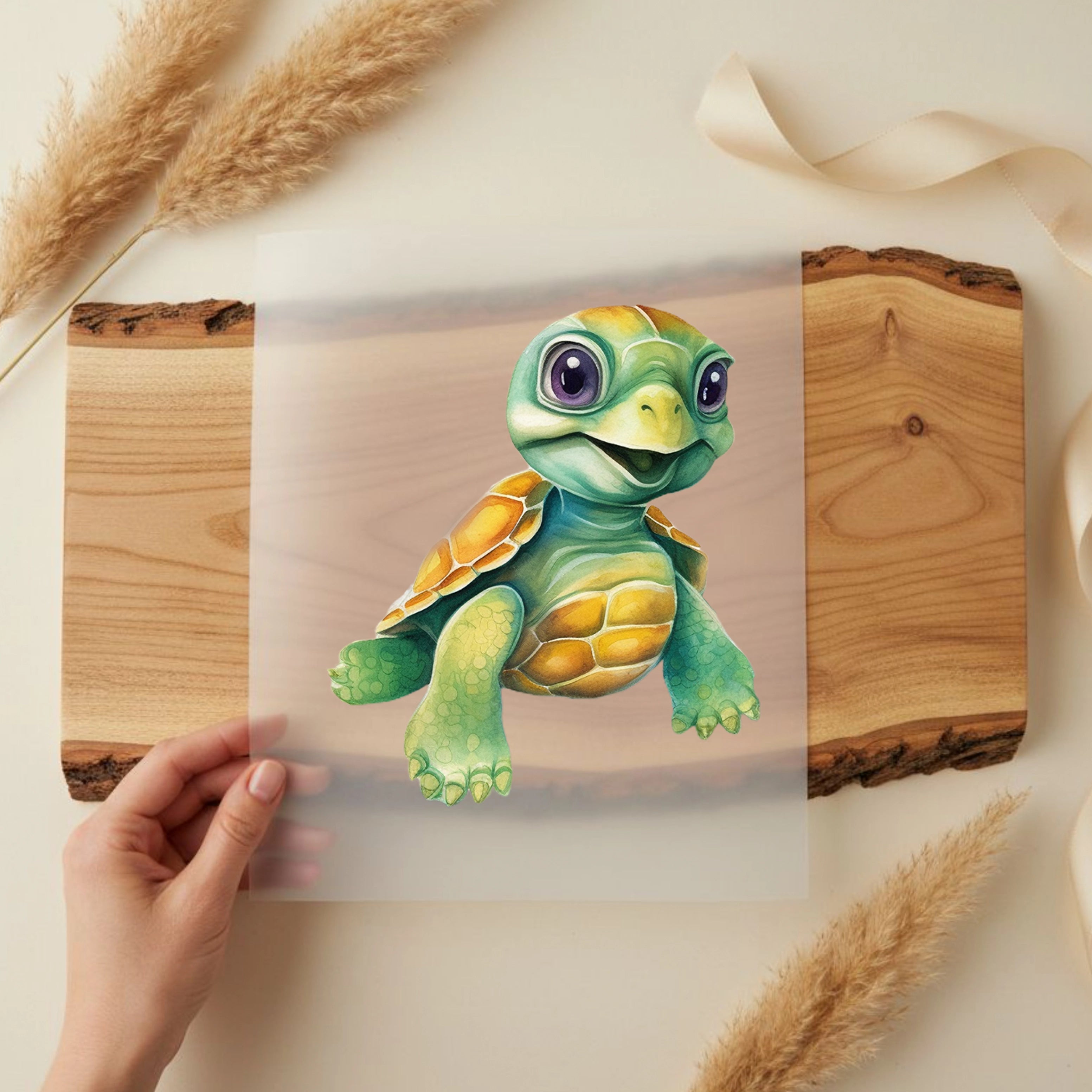 Bügelbild Schildkröte Morla