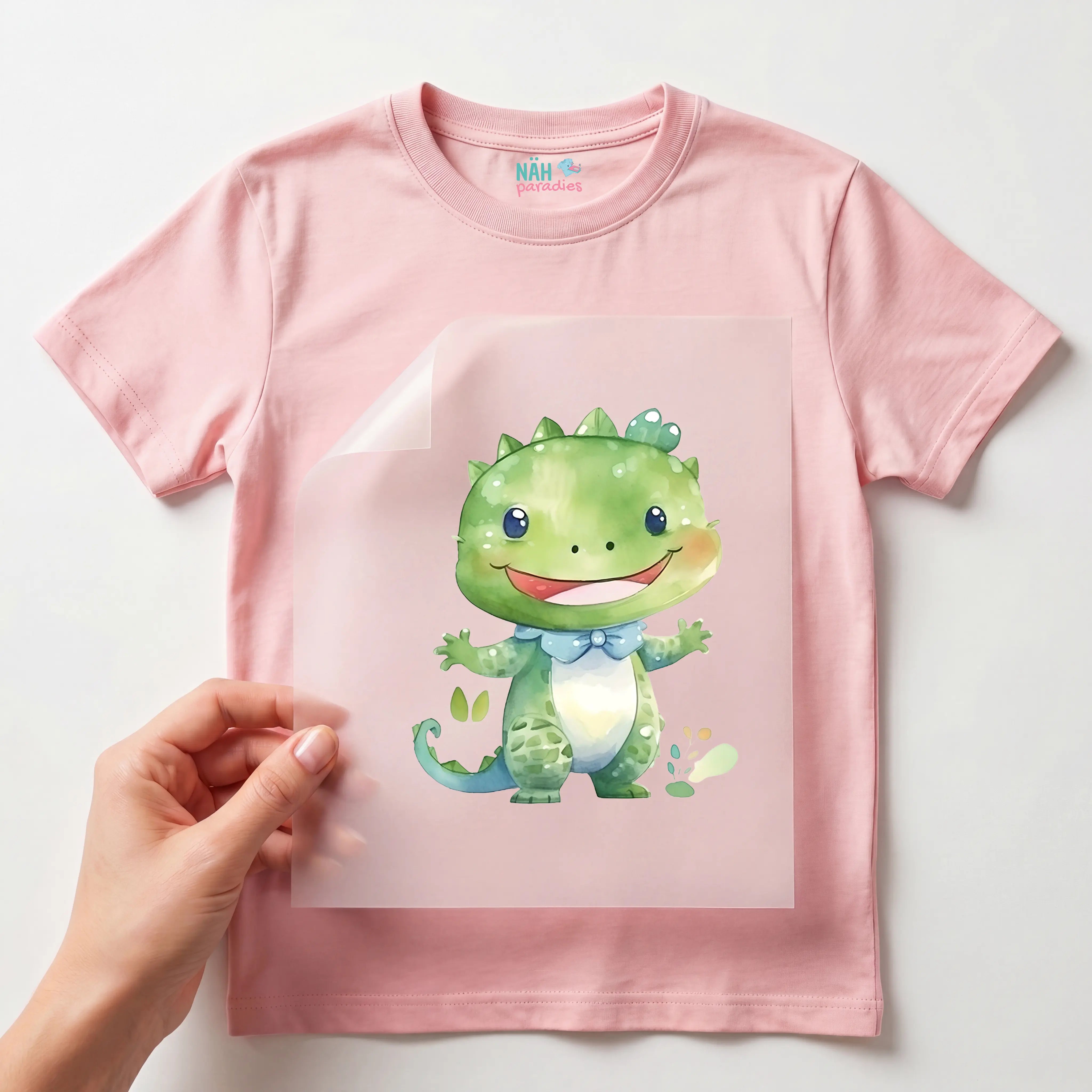 Bügelbild Krokodil Baby Koko
