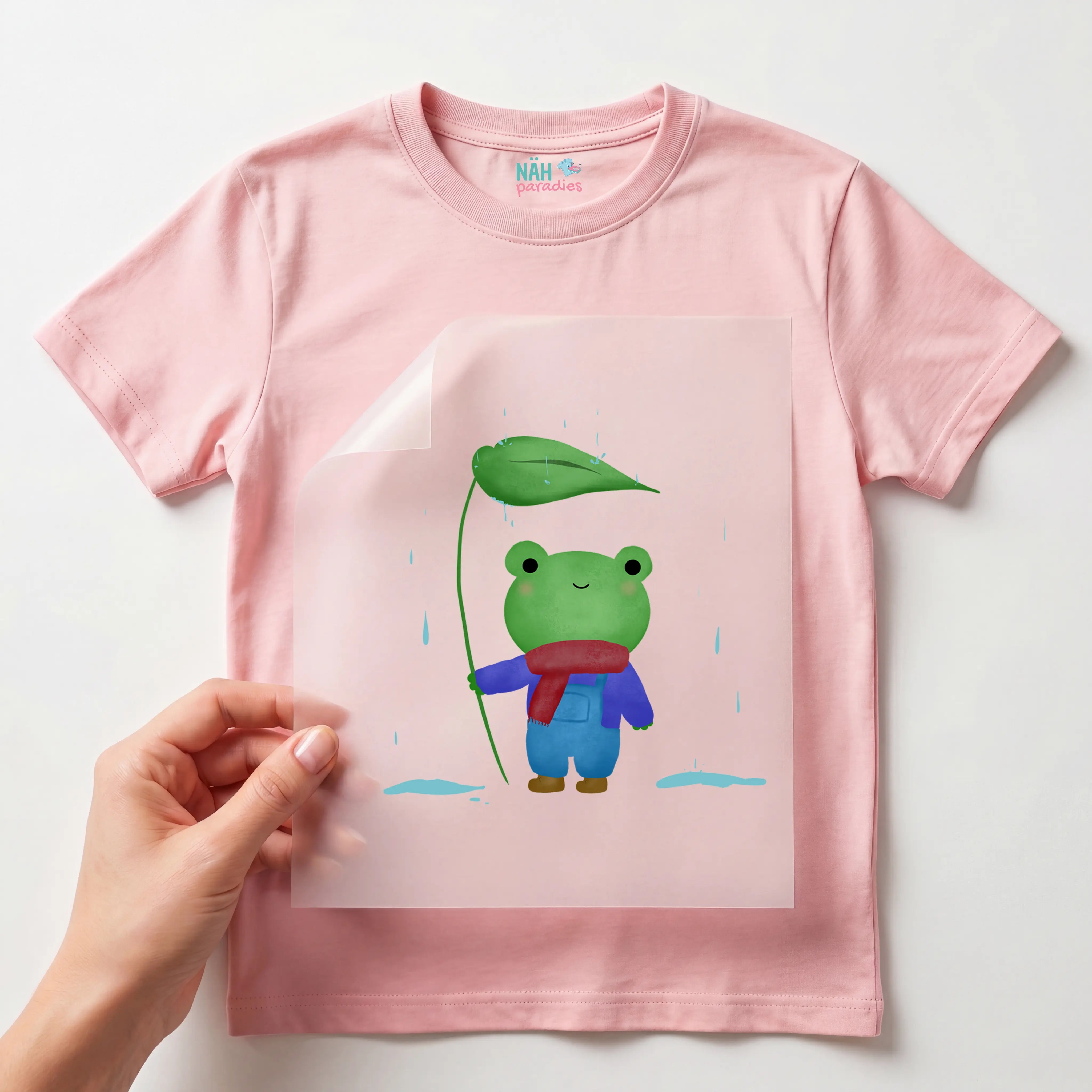 Bügelbild Frosch Carl