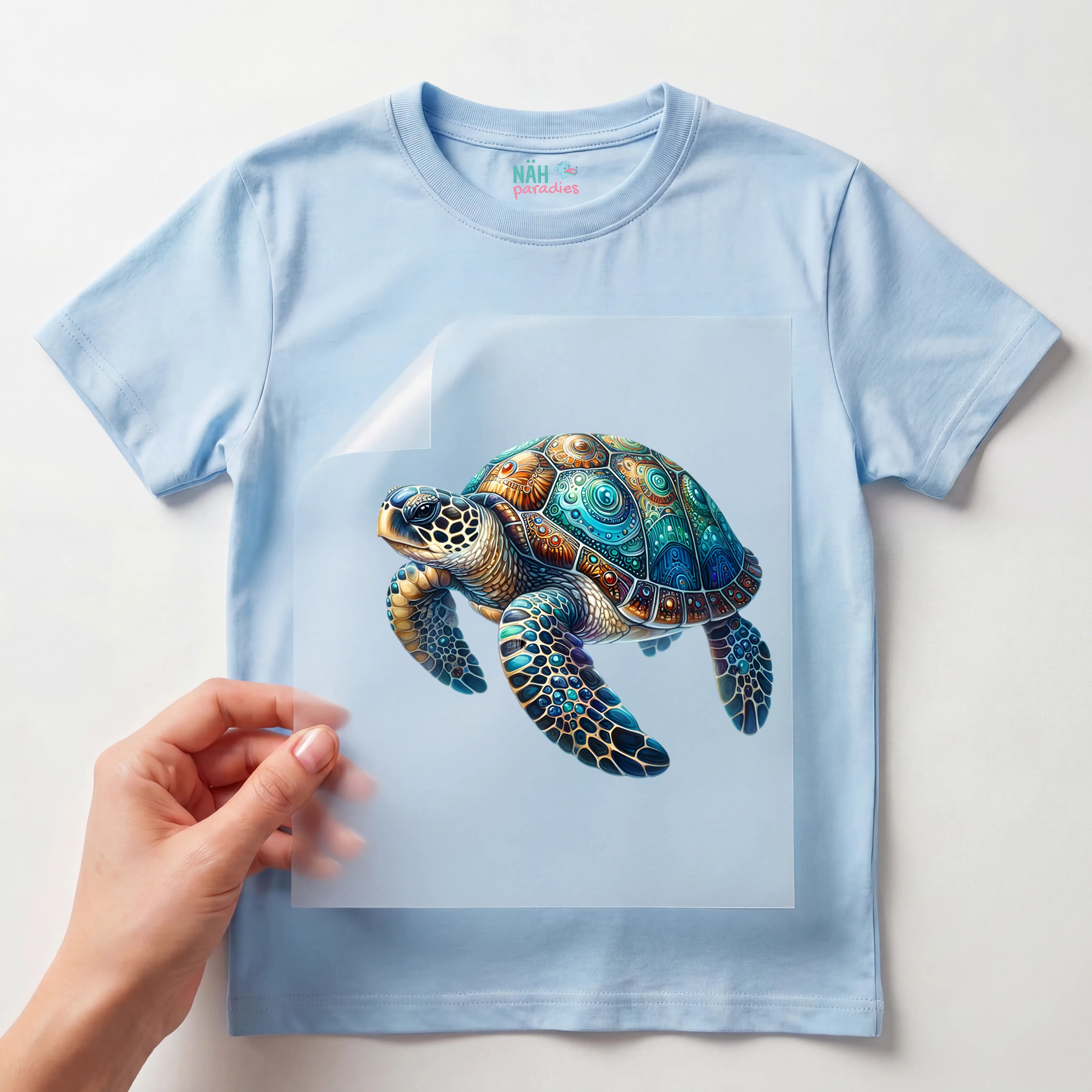 Bügelbild Schildkröte Azura Panzer aus Träumen