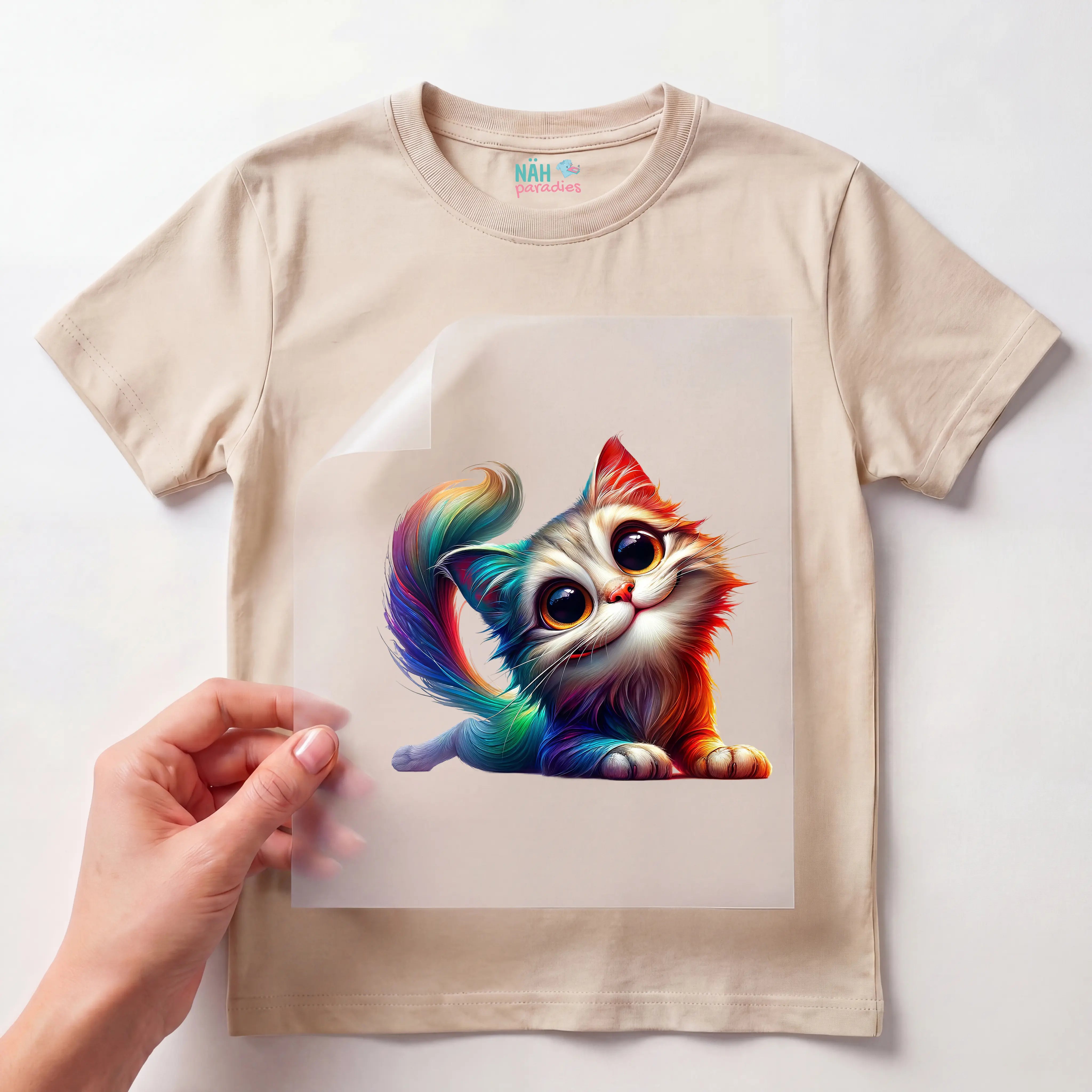Bügelbild Schmusekatze