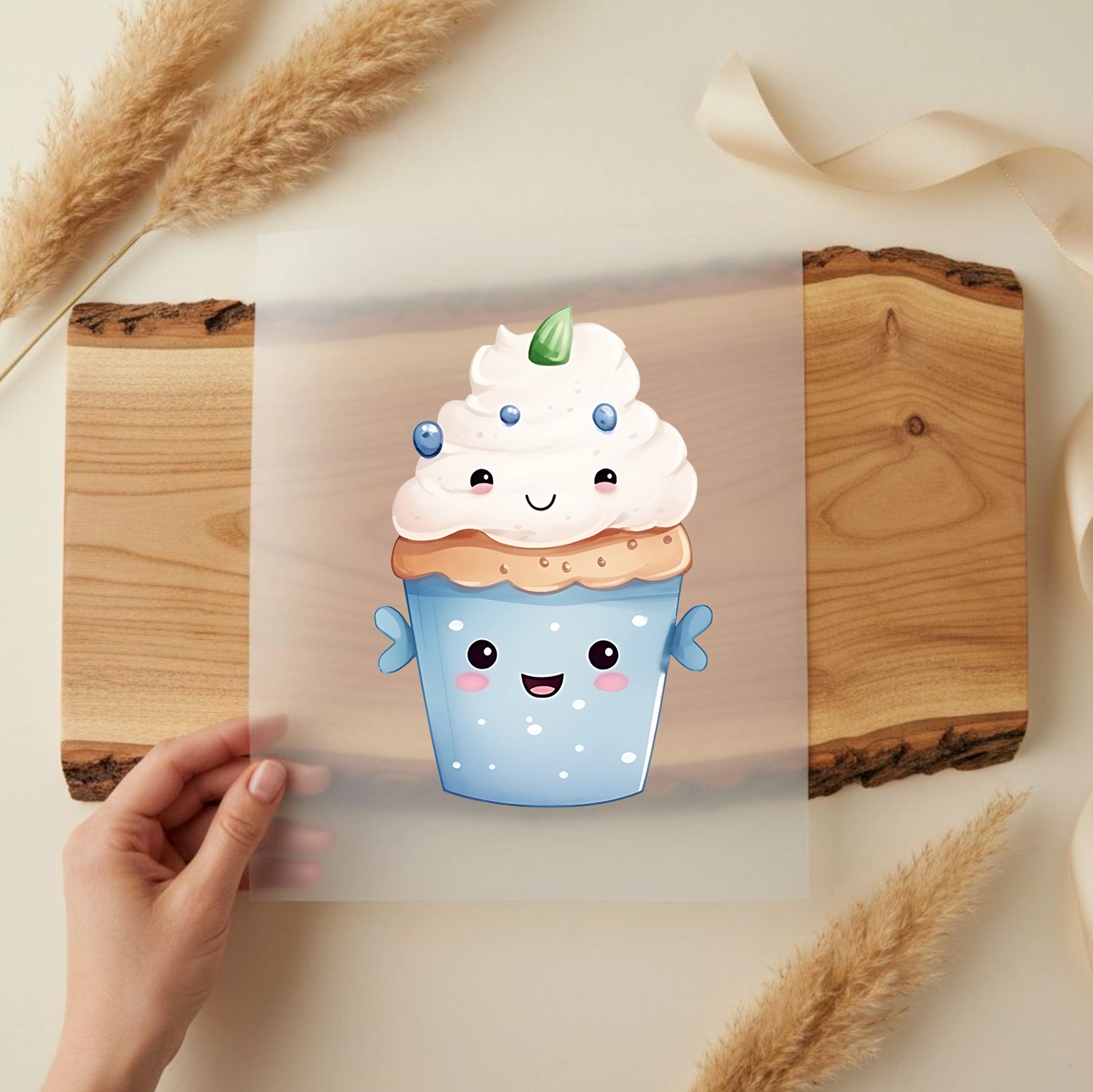 Bügelbild Eisbecher