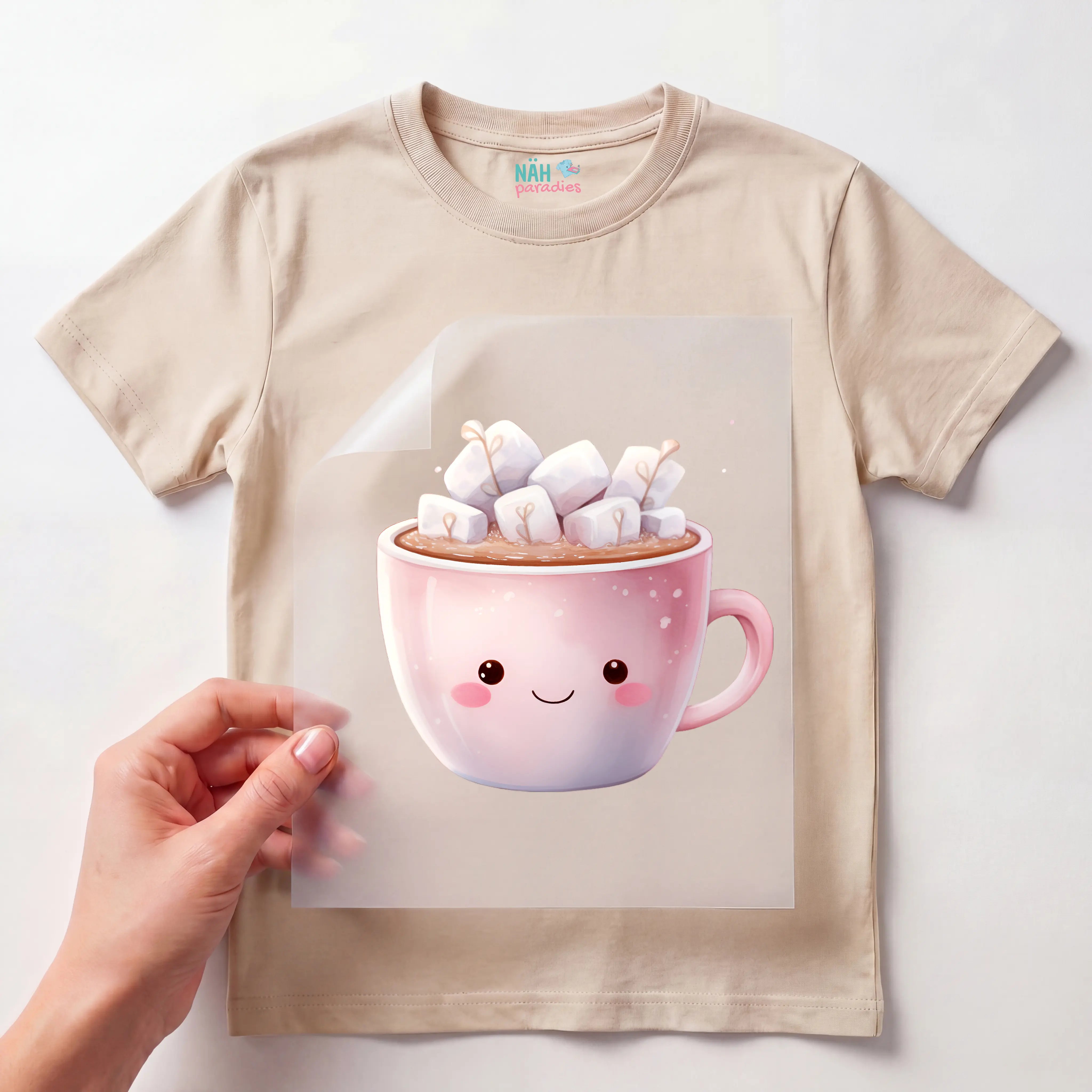 Bügelbild Kakao Marshmallow