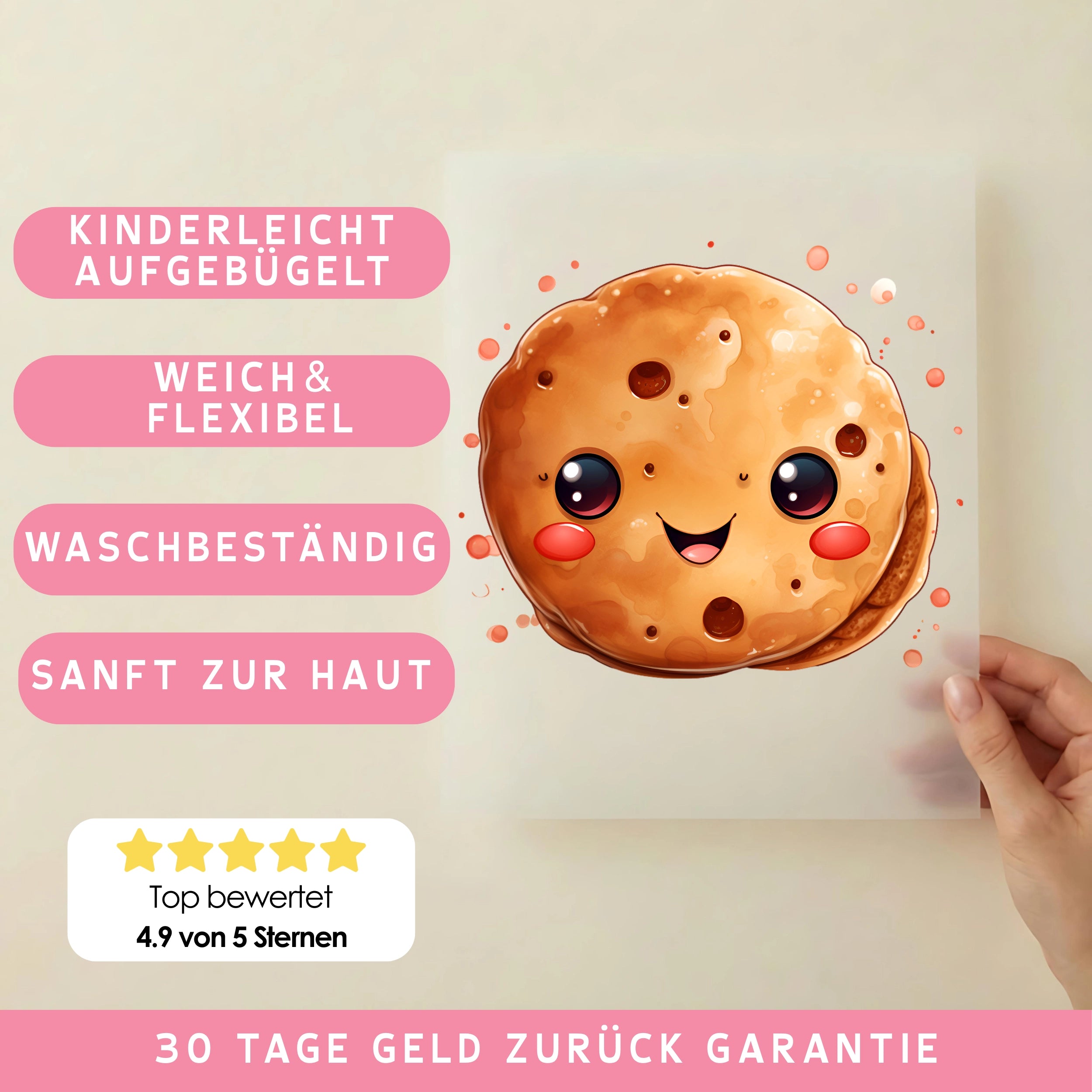 Bügelbild Knuspertraum Keks