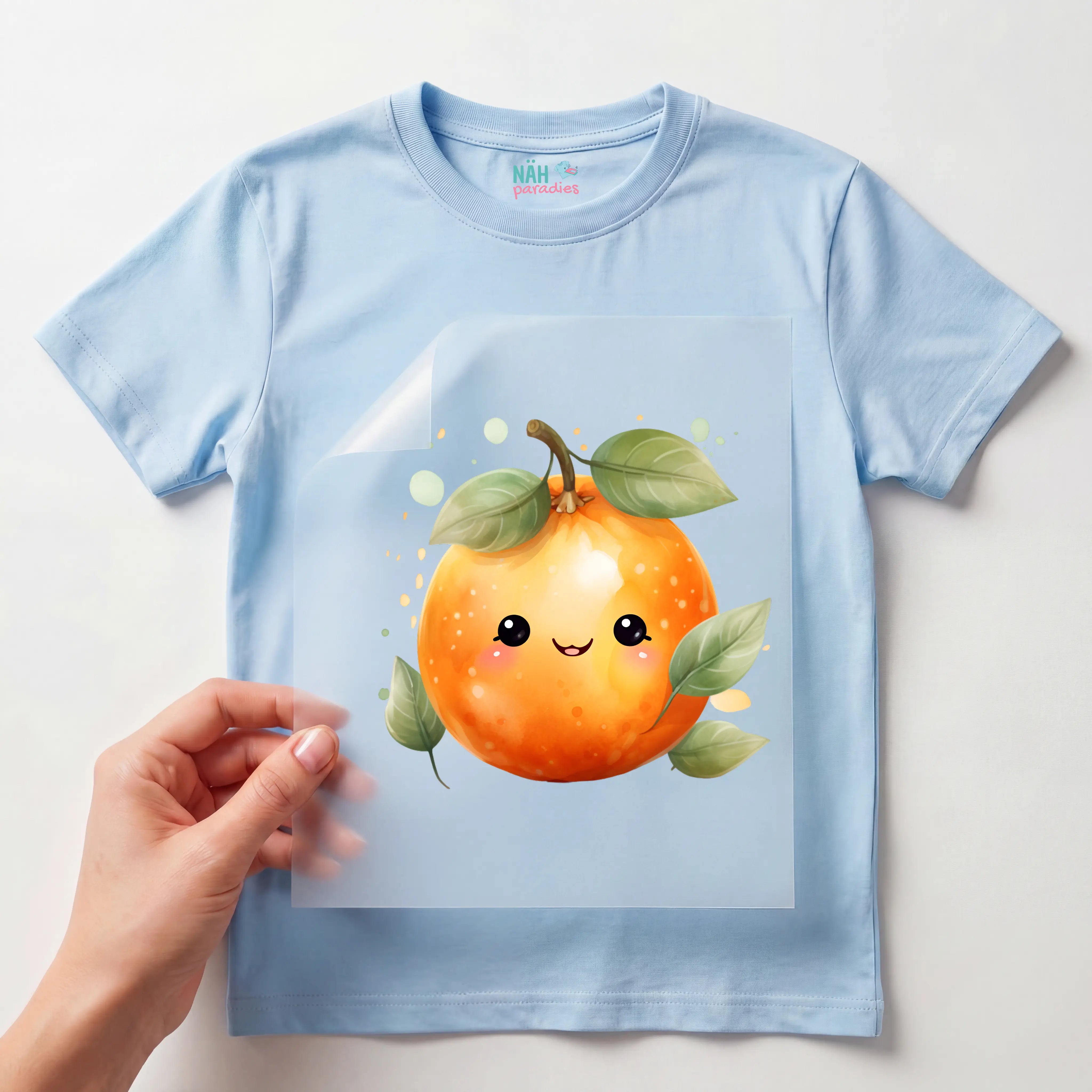 Bügelbild Fröhliche Orange