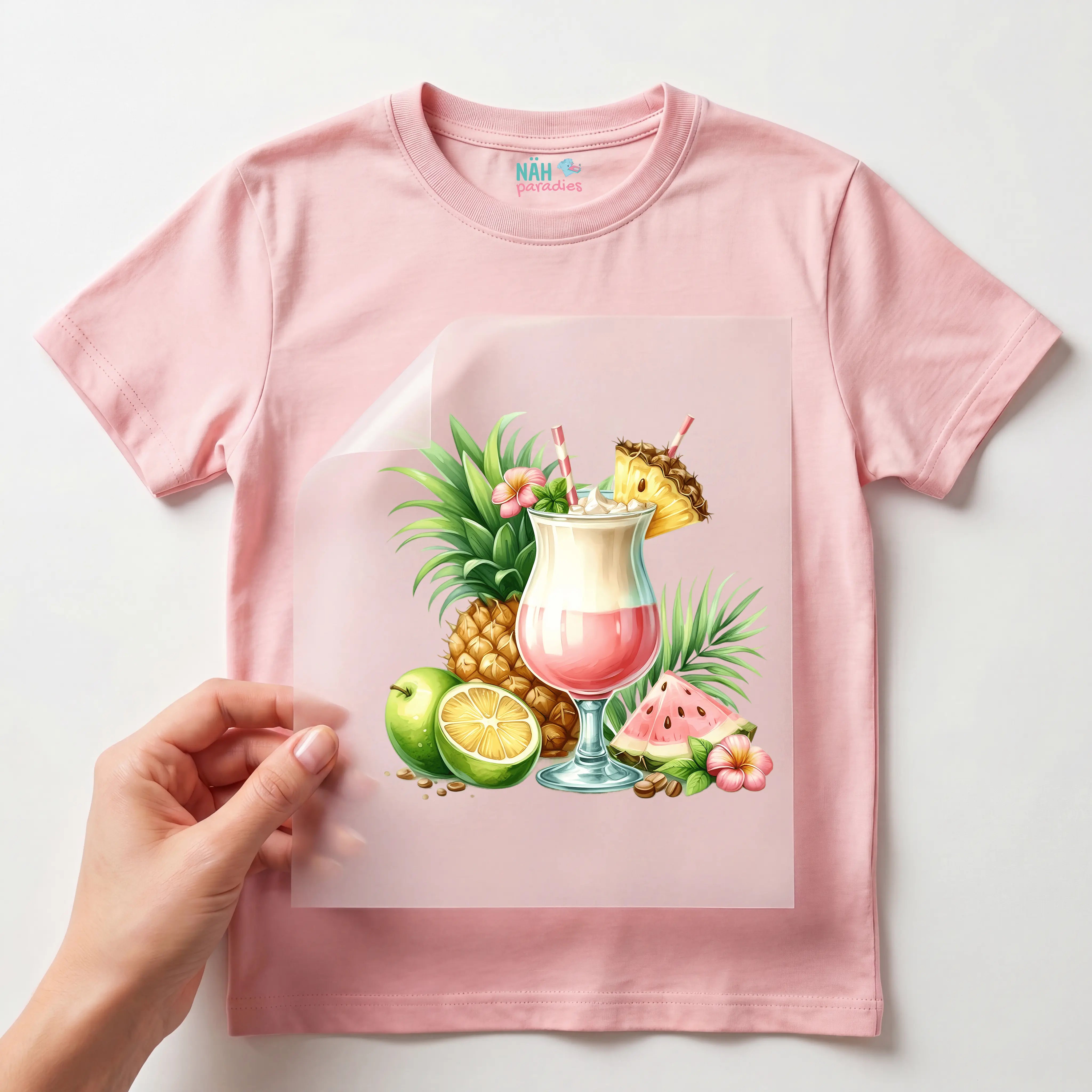 Bügelbild Cocktail Tropenmix
