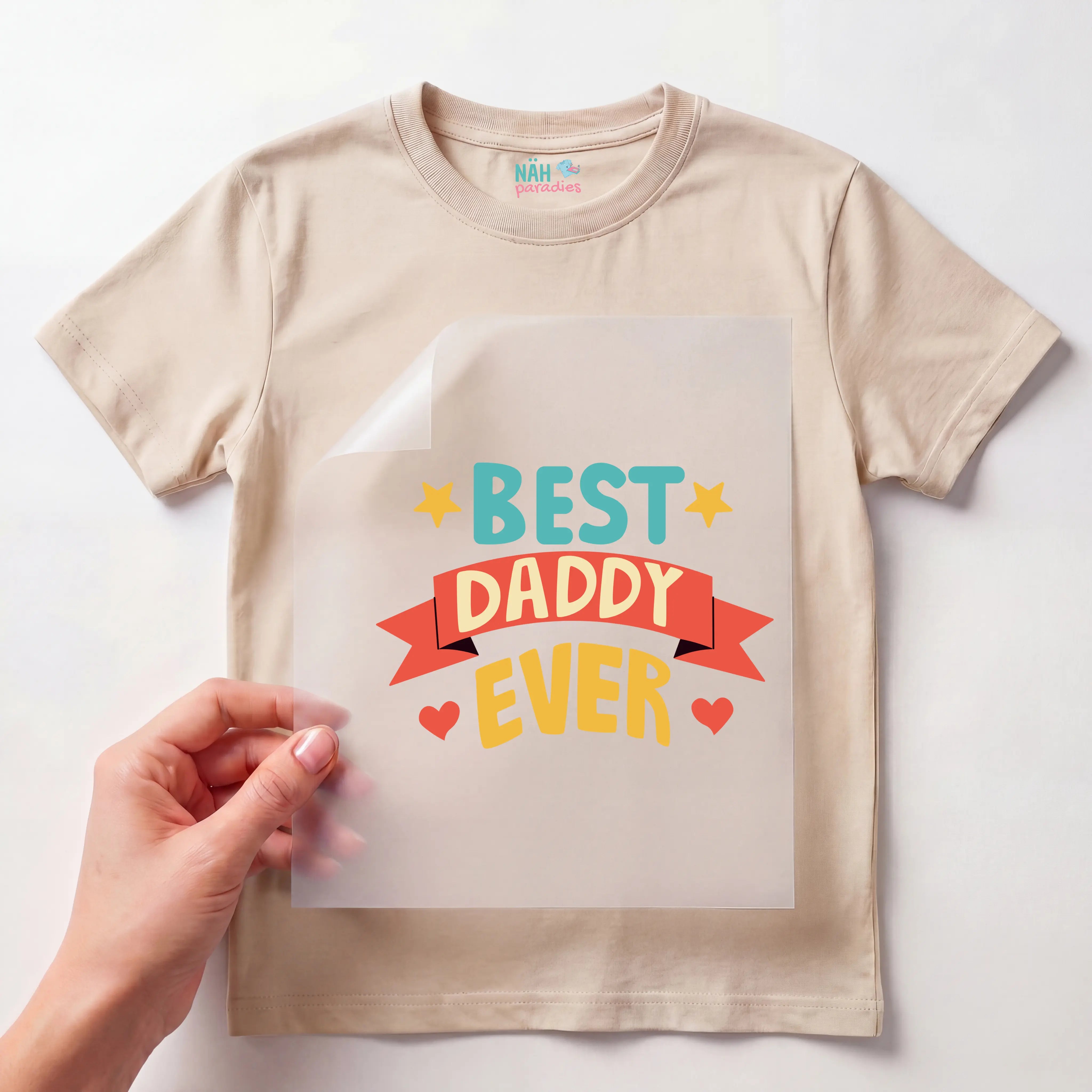 Bügelbild Auszeichnung Best Daddy Ever