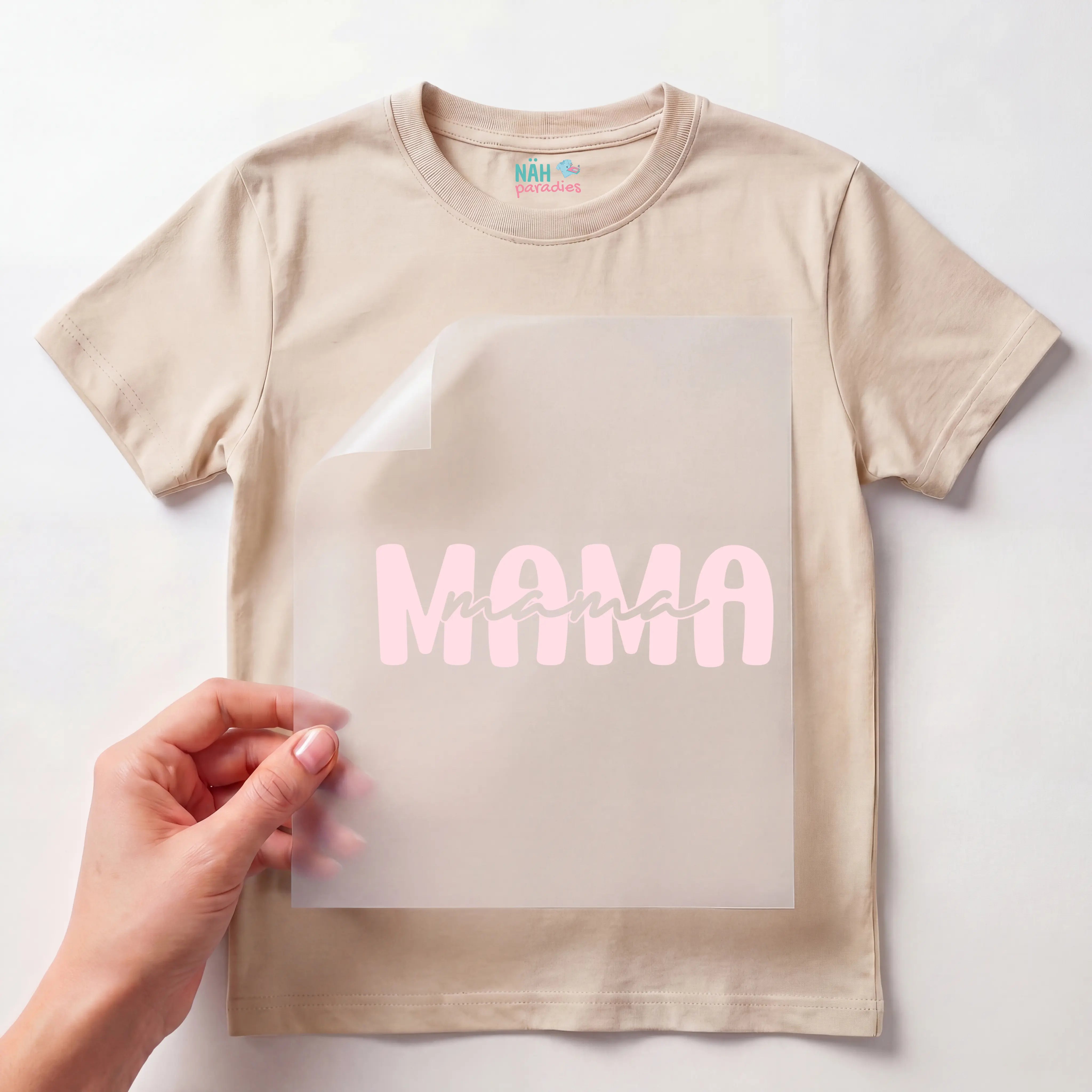 Bügelbild Mama Rosa