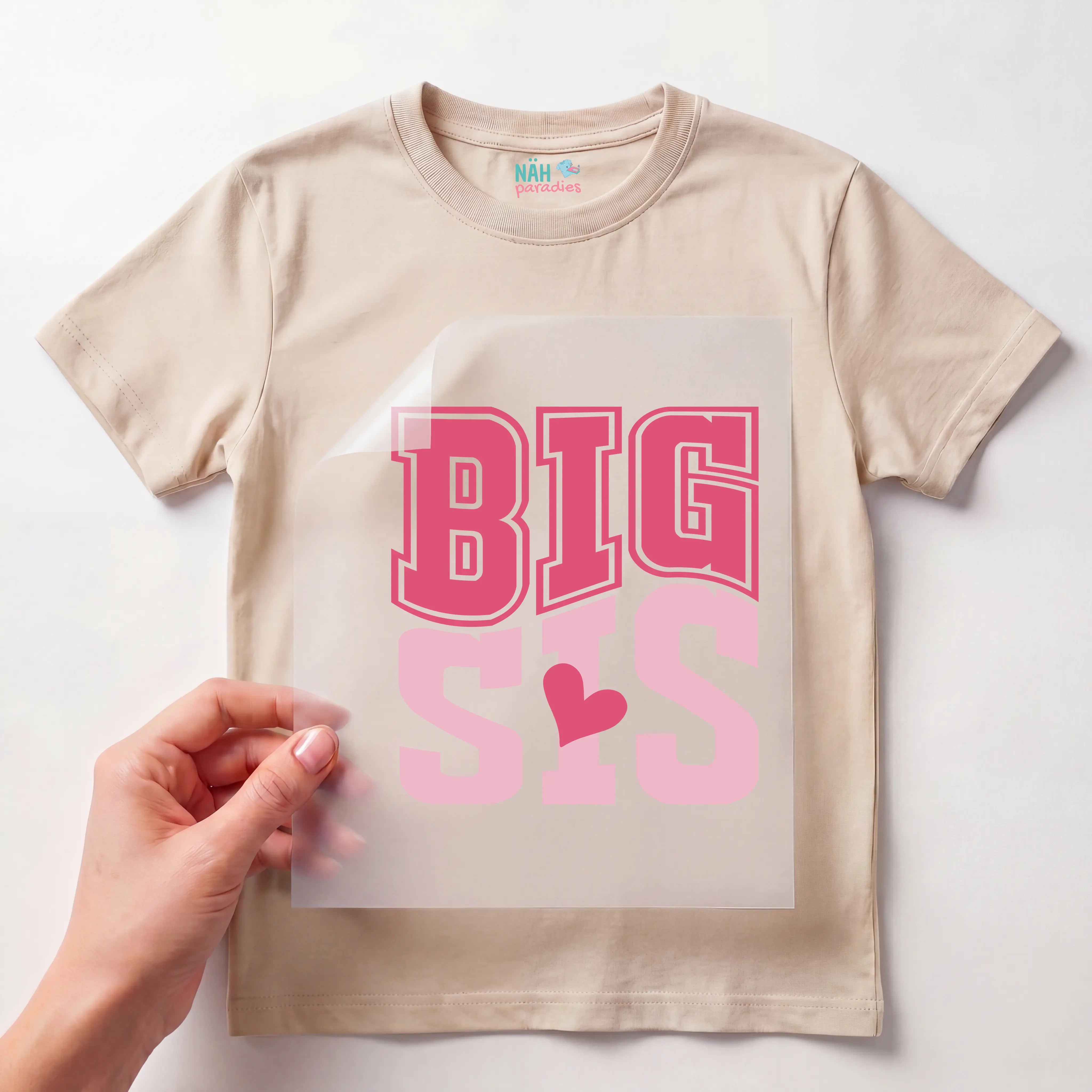 Bügelbild Große Schwester - Big Sis