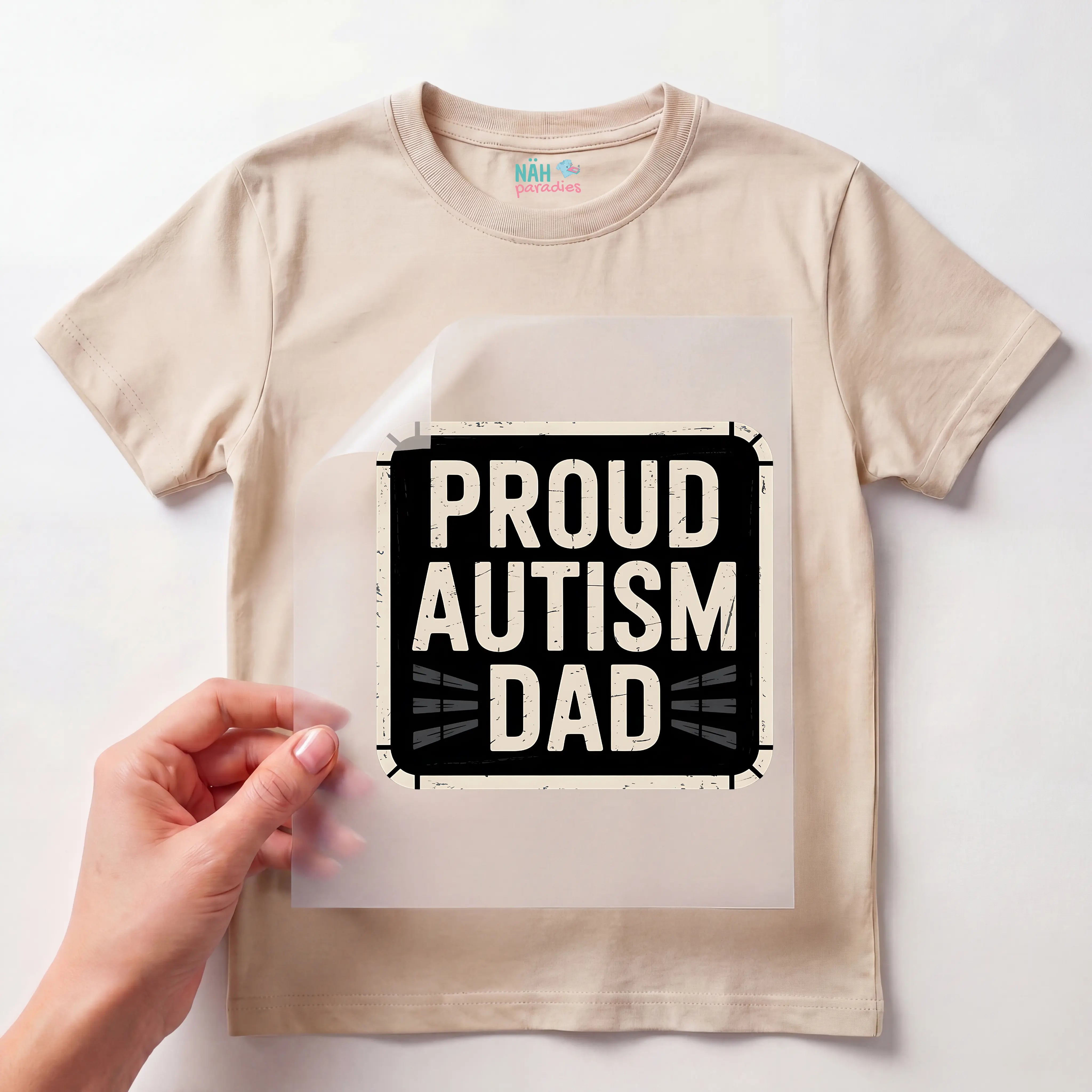 Bügelbild Proud Autism Dad