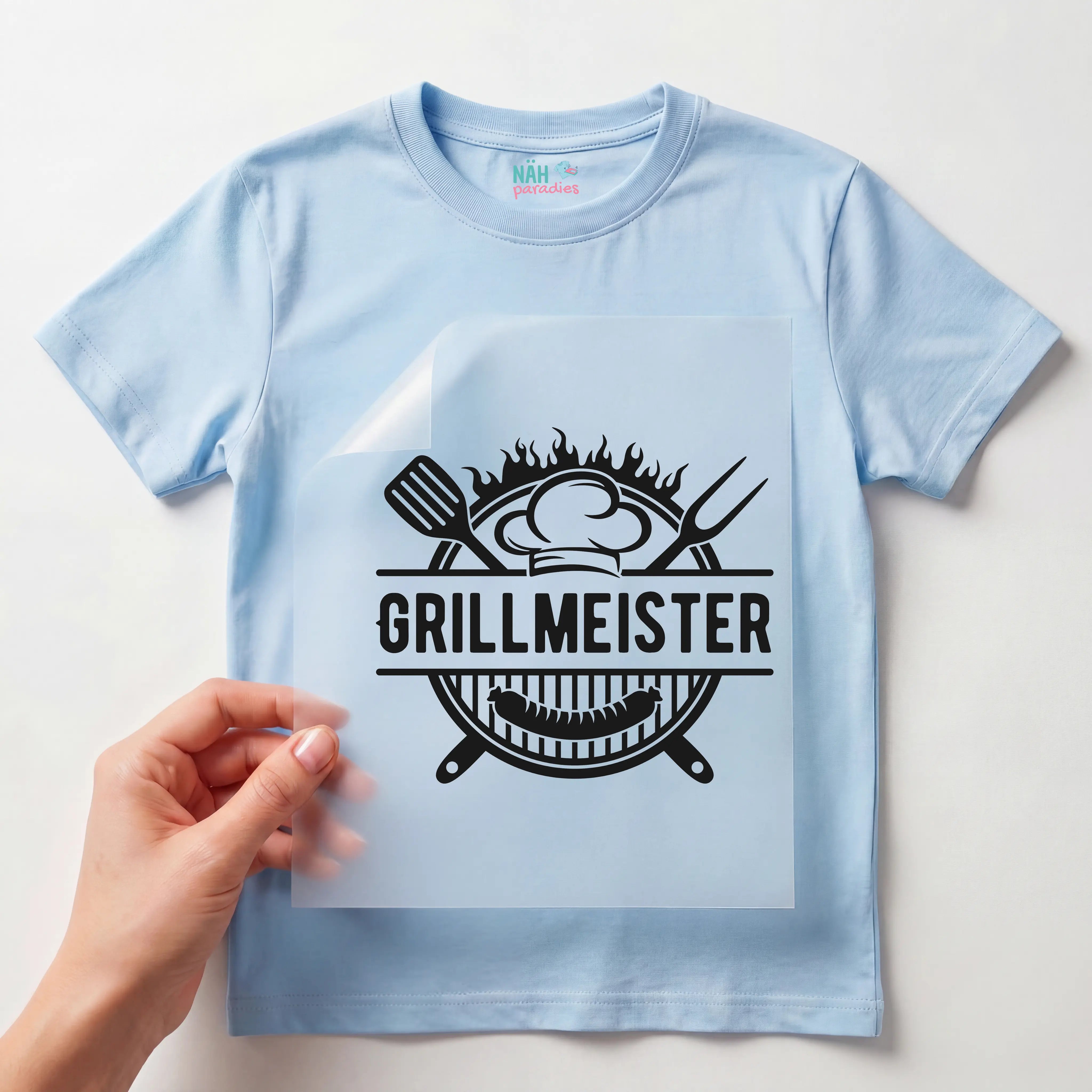 Bügelbild Der Grillmeister