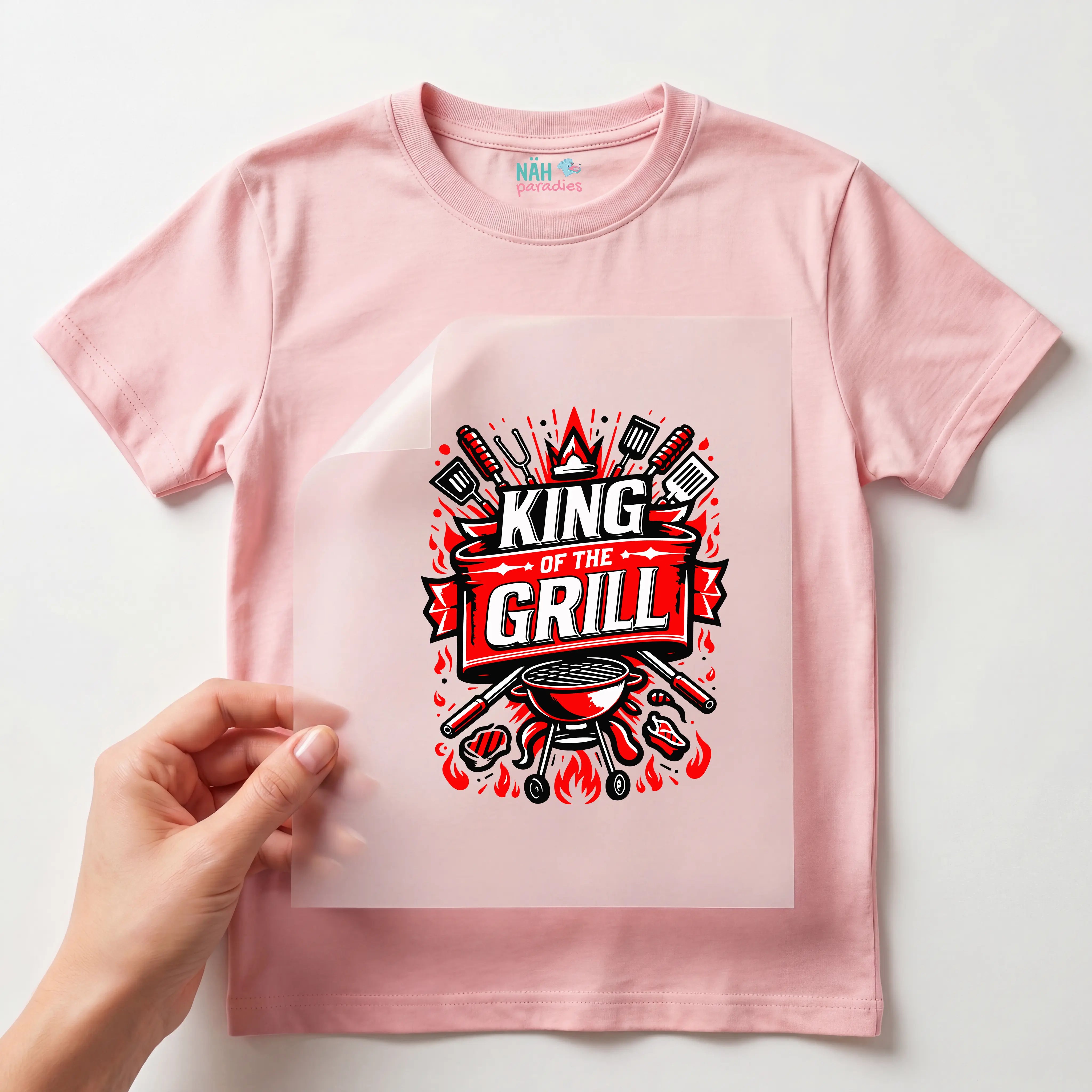 Bügelbild King of the Grill