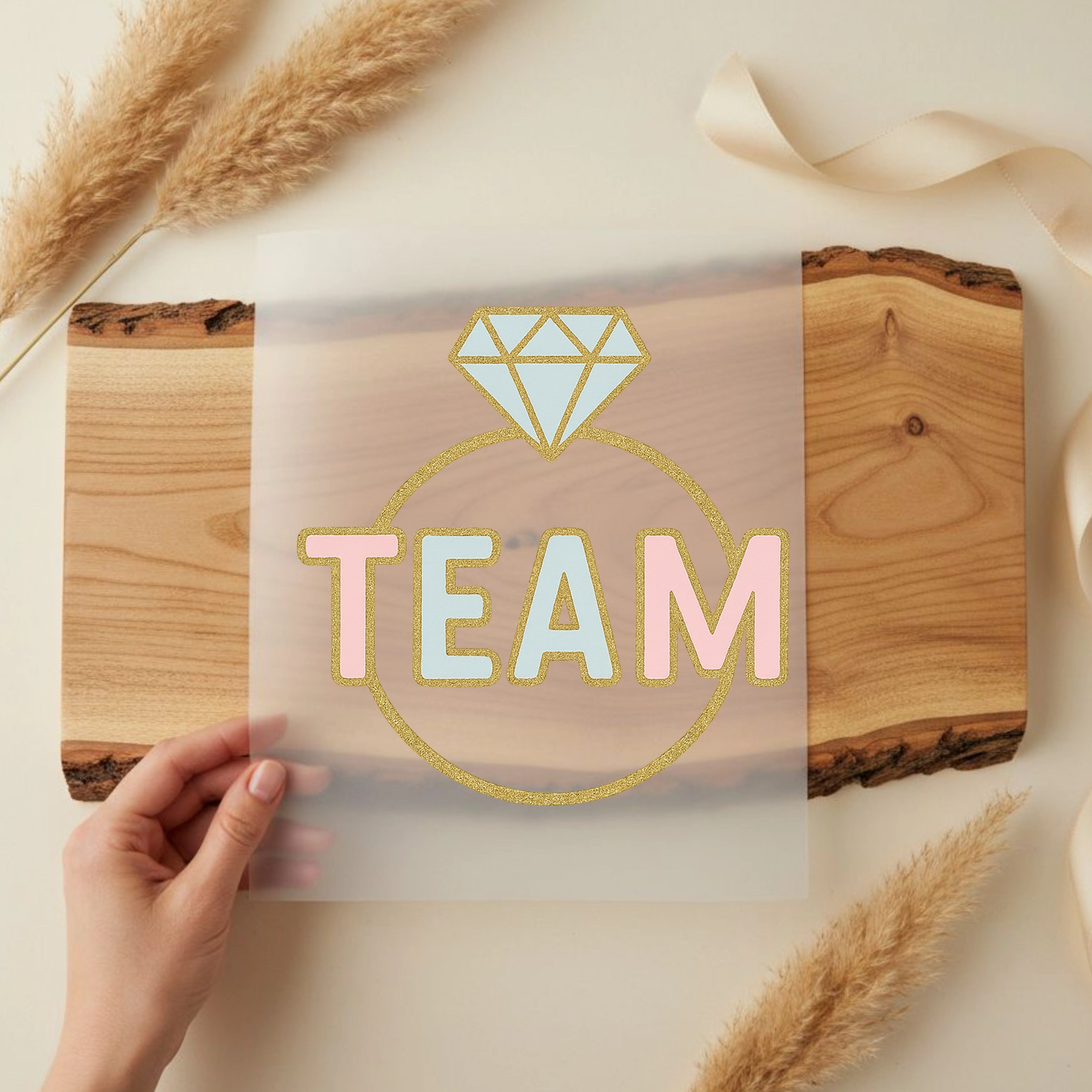 Bügelbild Junggesellenabschied Team