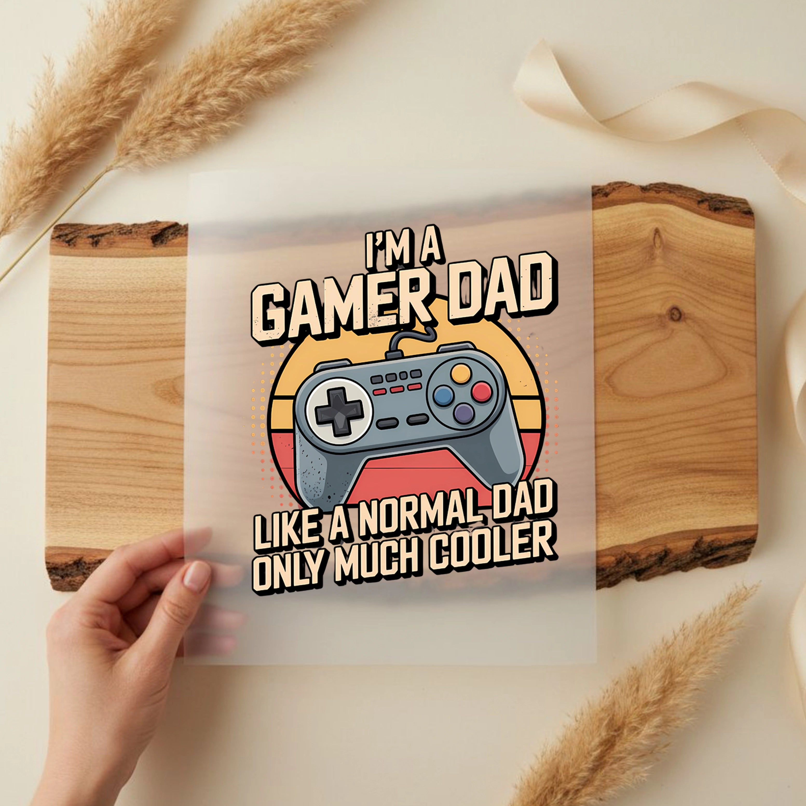 Bügelbild A Gamer Dad