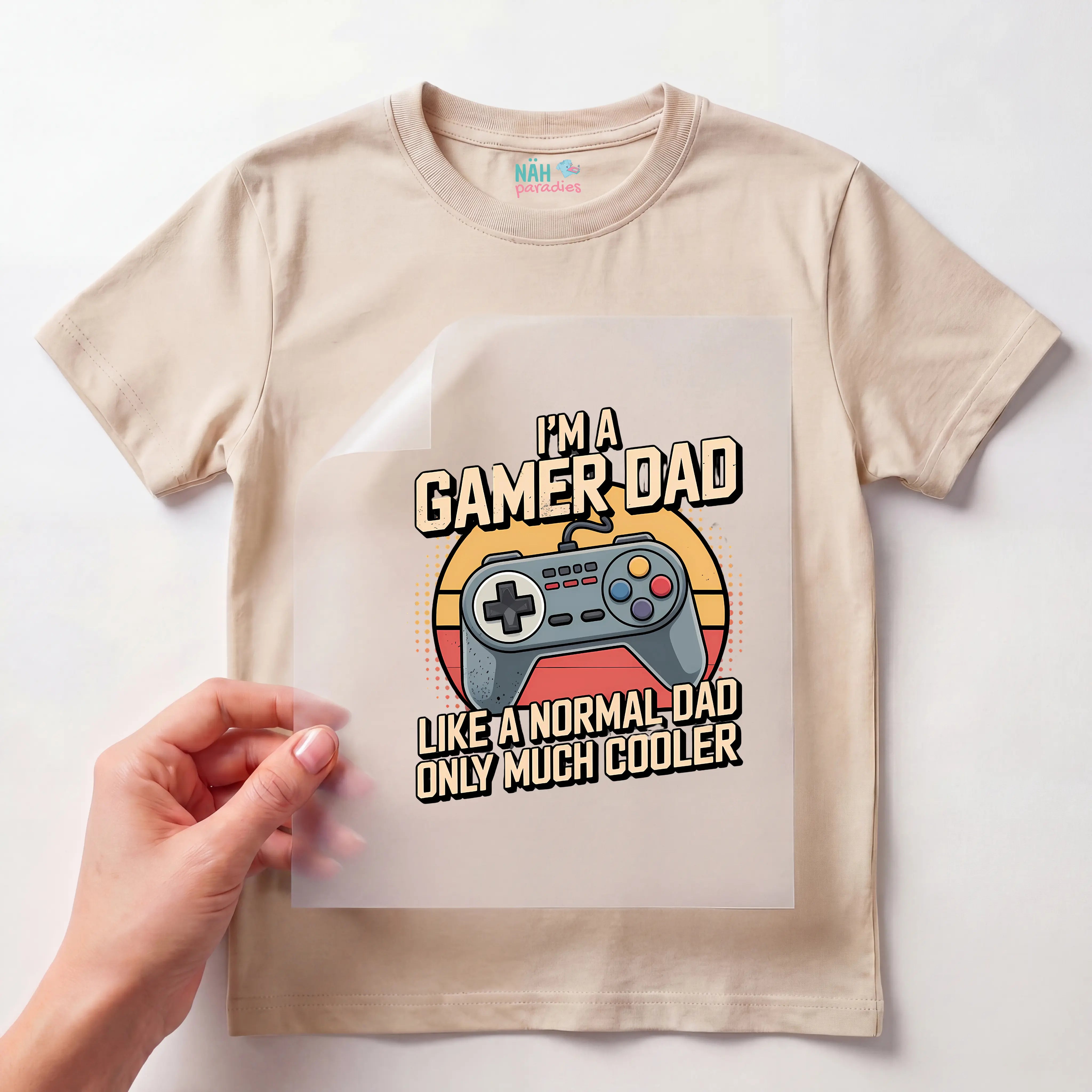 Bügelbild A Gamer Dad