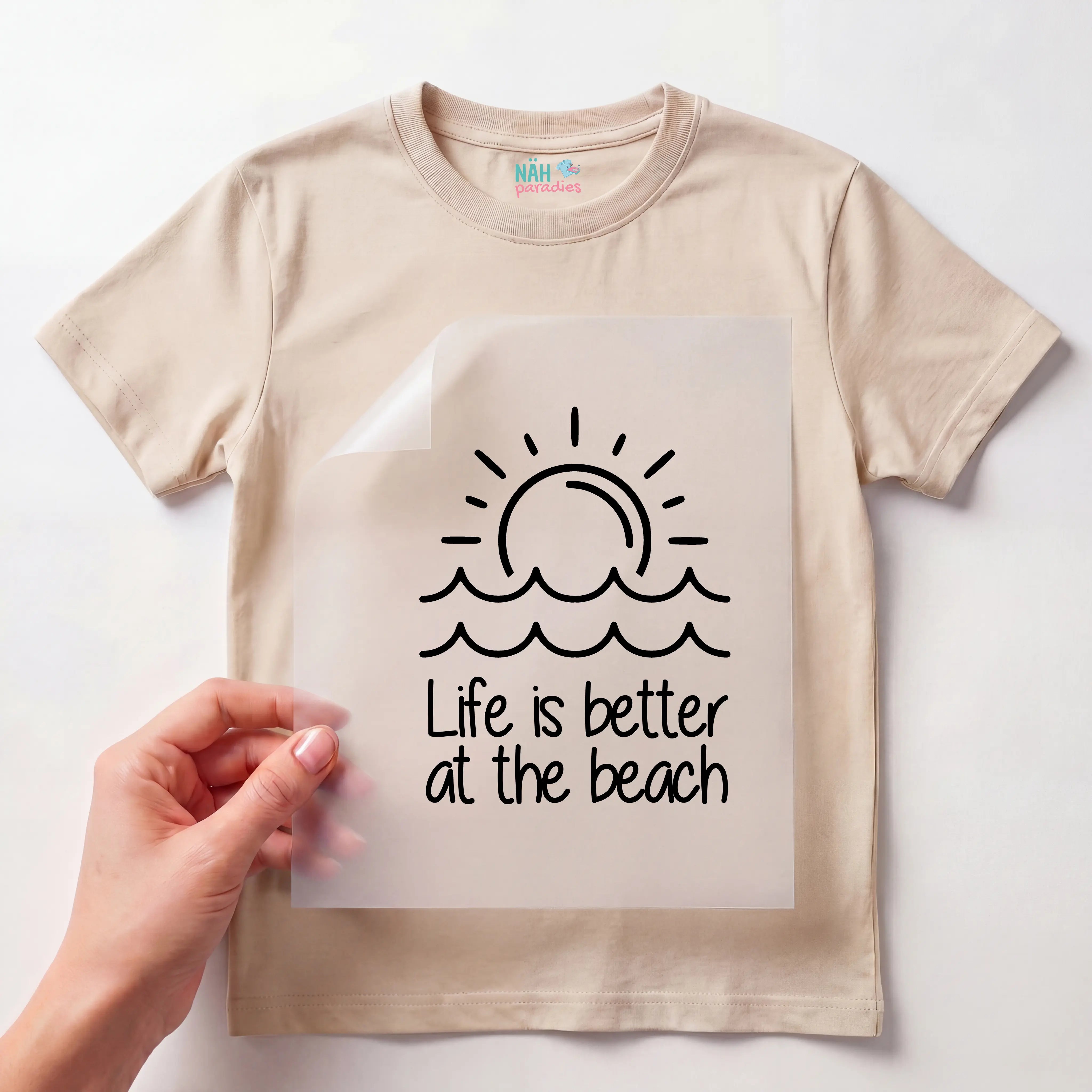 Bügelbild Life is Better at the Beach