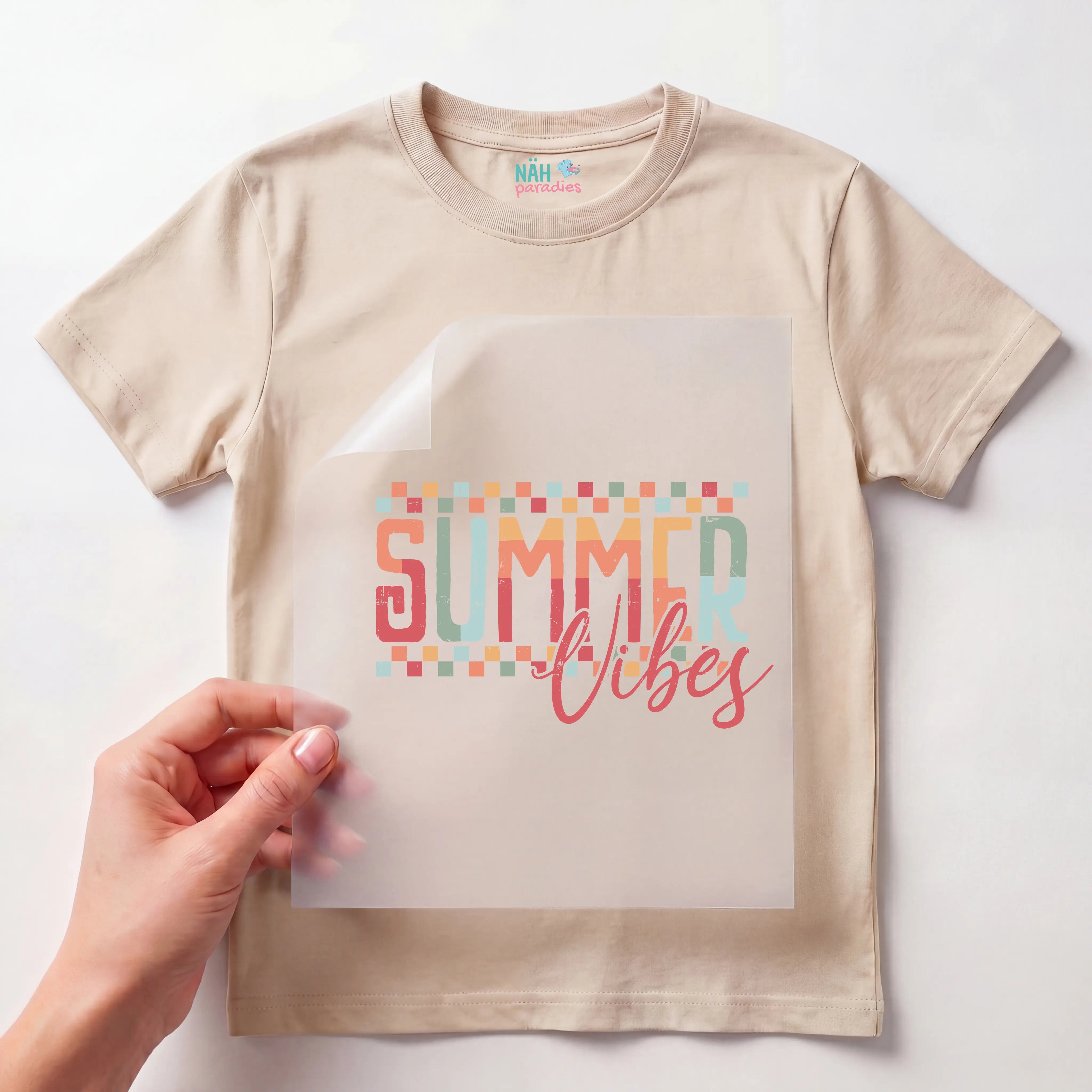 Bügelbild Summer Vibes Bunt Tropic