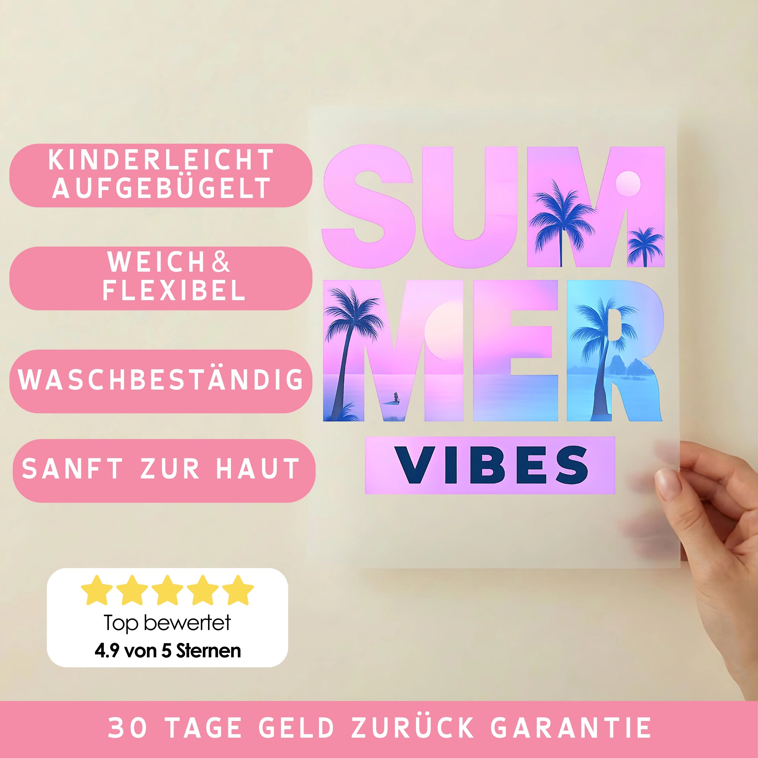 Bügelbild Sunset Vibes