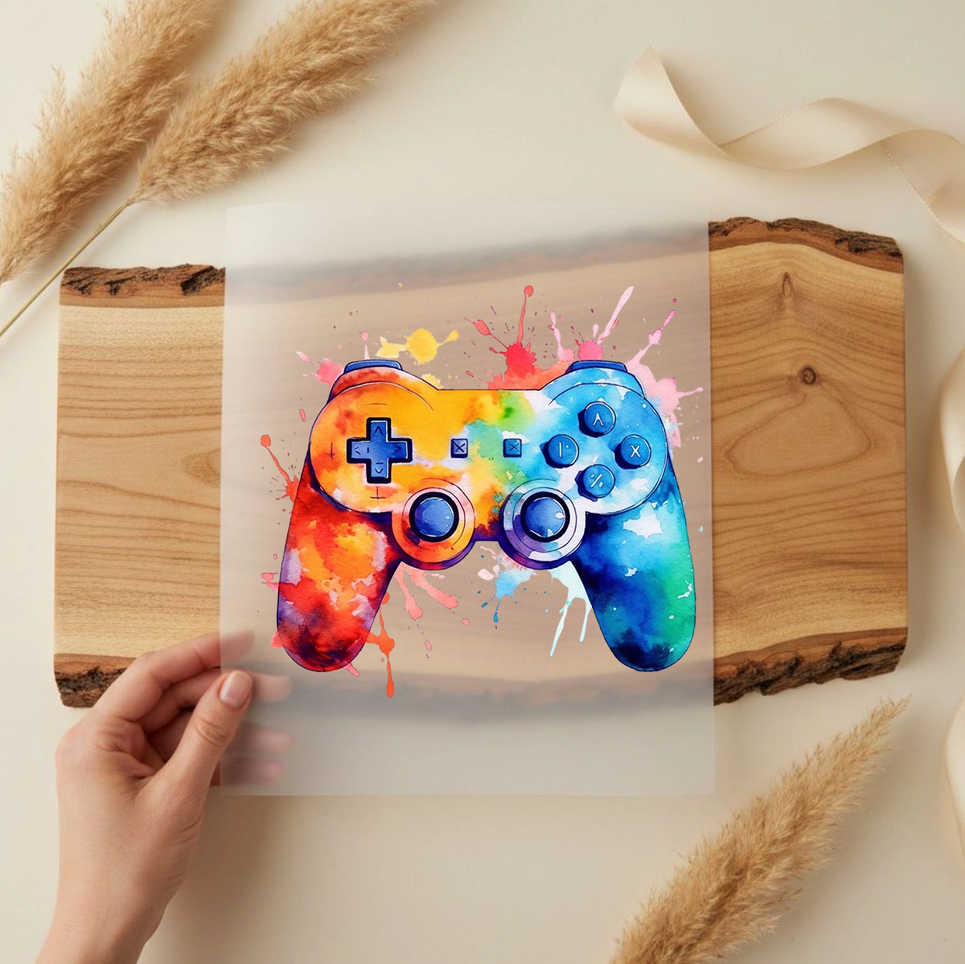 Bügelbild Controller Gamepad