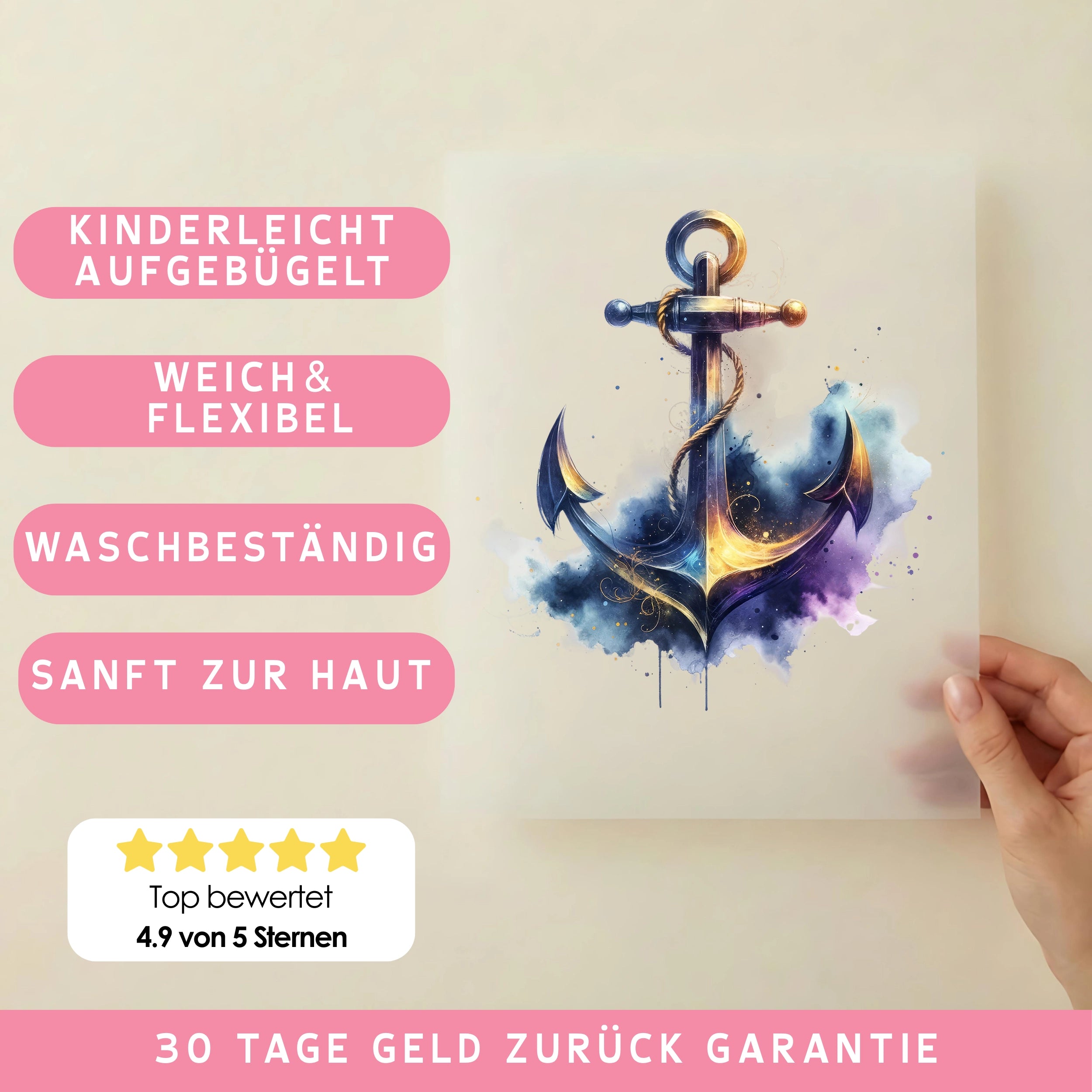 Bügelbild Galaktischer Anker
