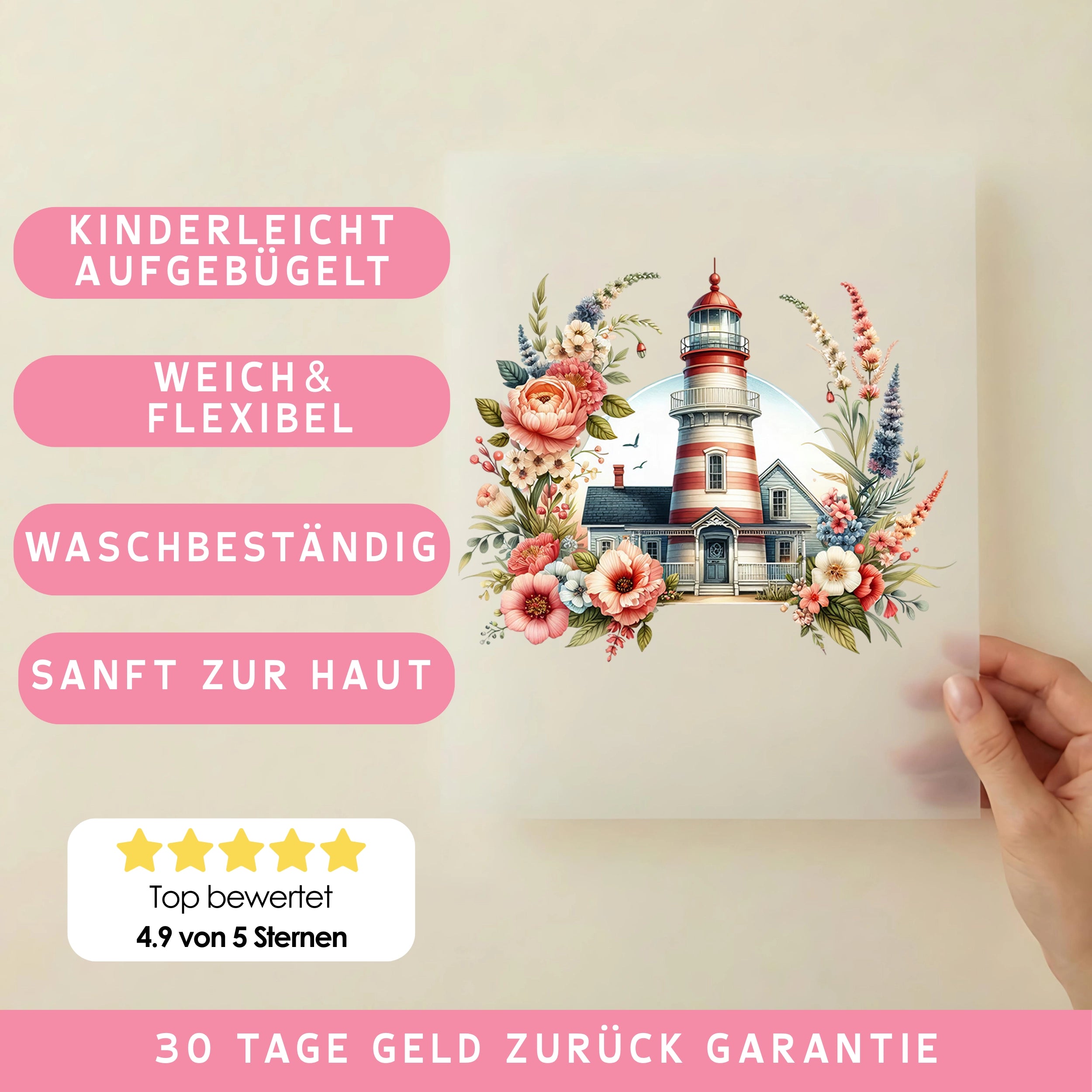Bügelbild Zuhause am Meer