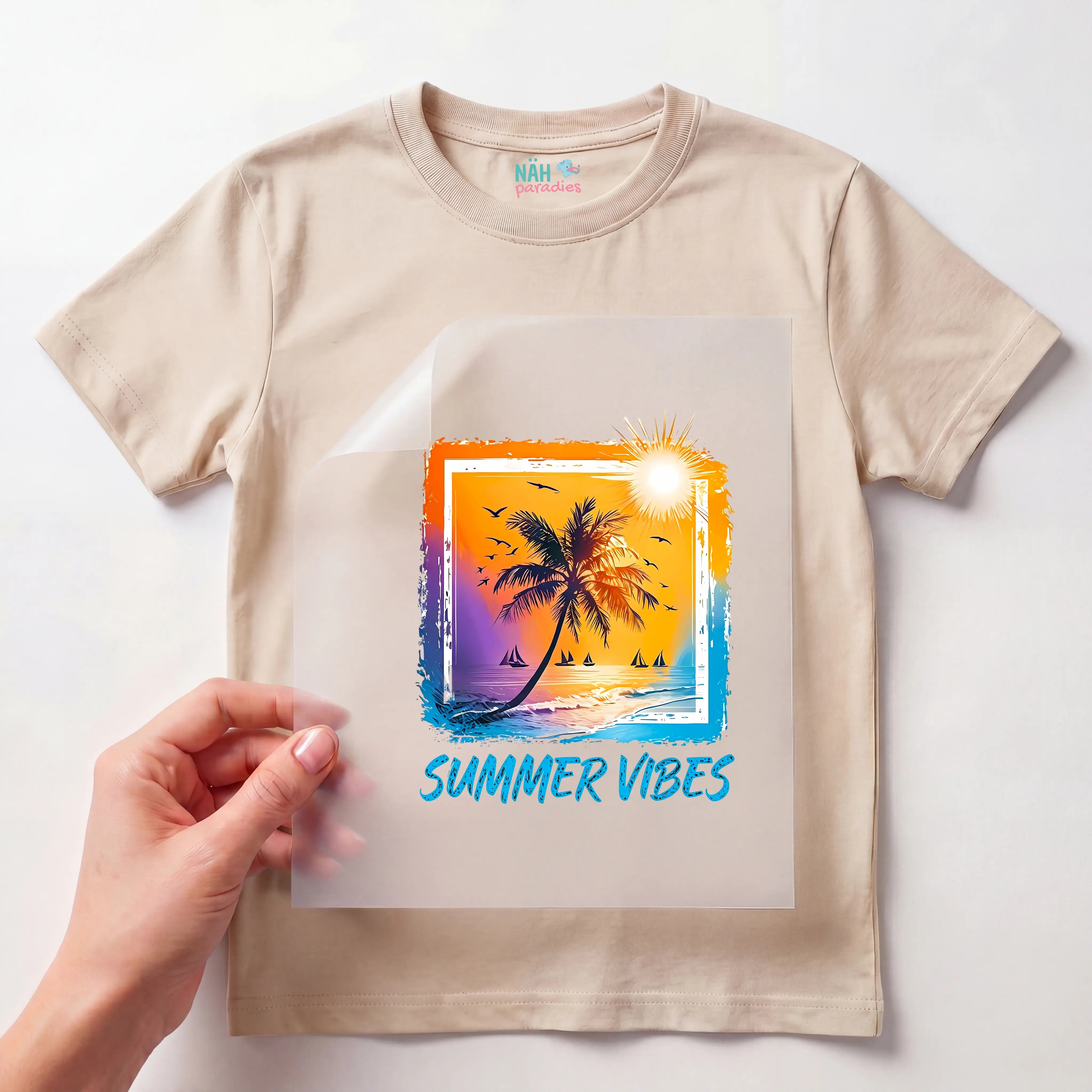 Bügelbild Palmenzauber Summer Vibes