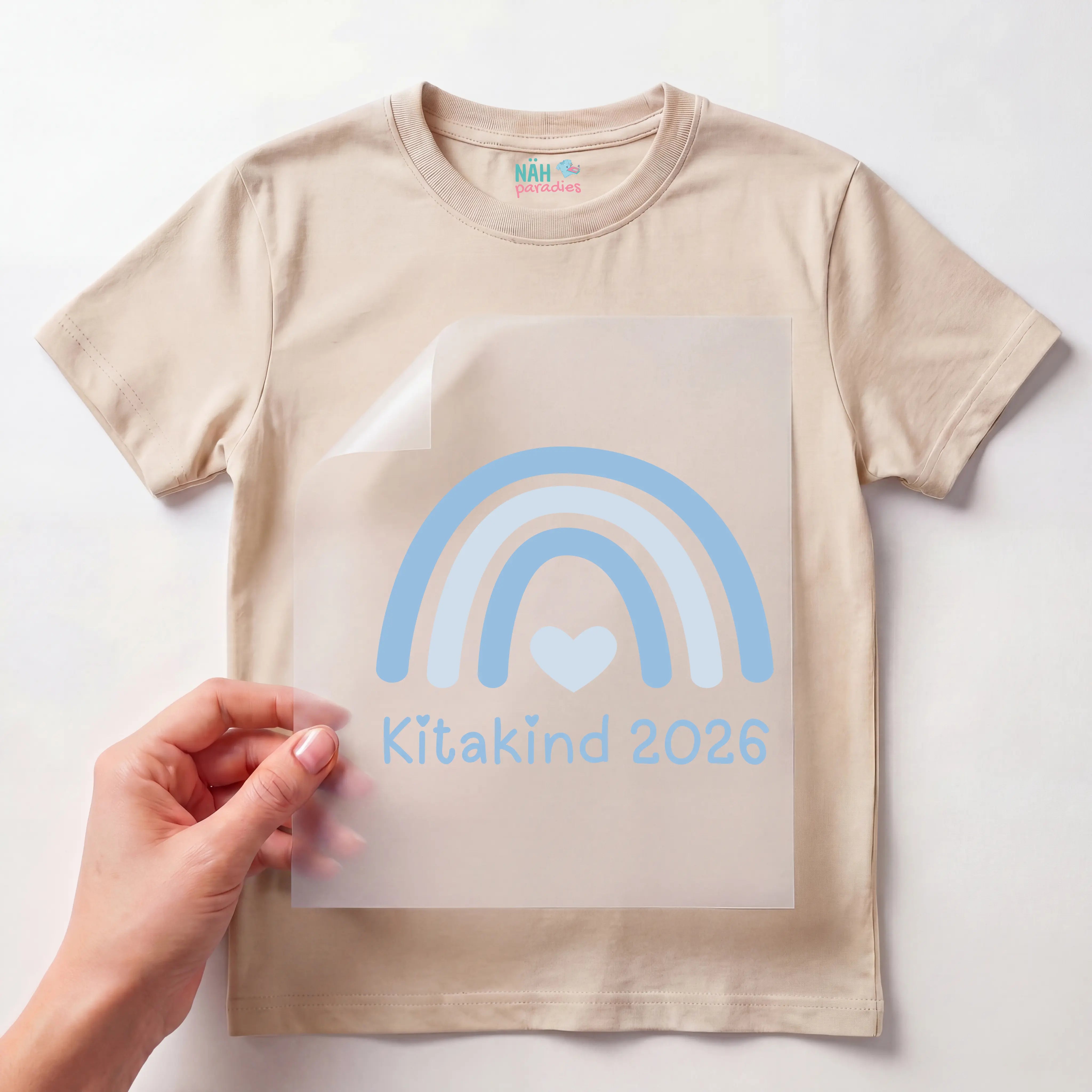 Bügelbild Kitakind 2026 Regenbogen
