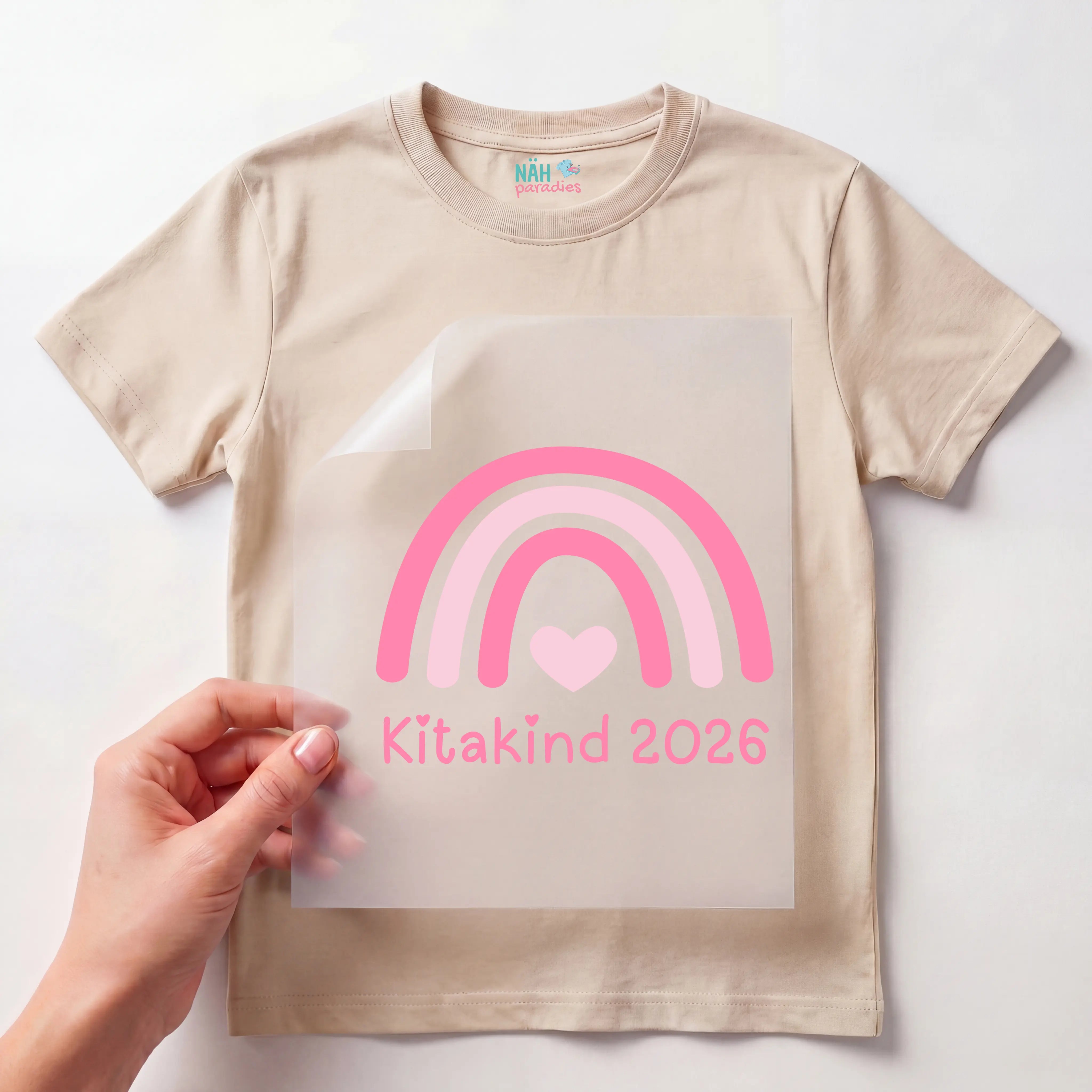 Bügelbild Kitakind 2026 Regenbogen