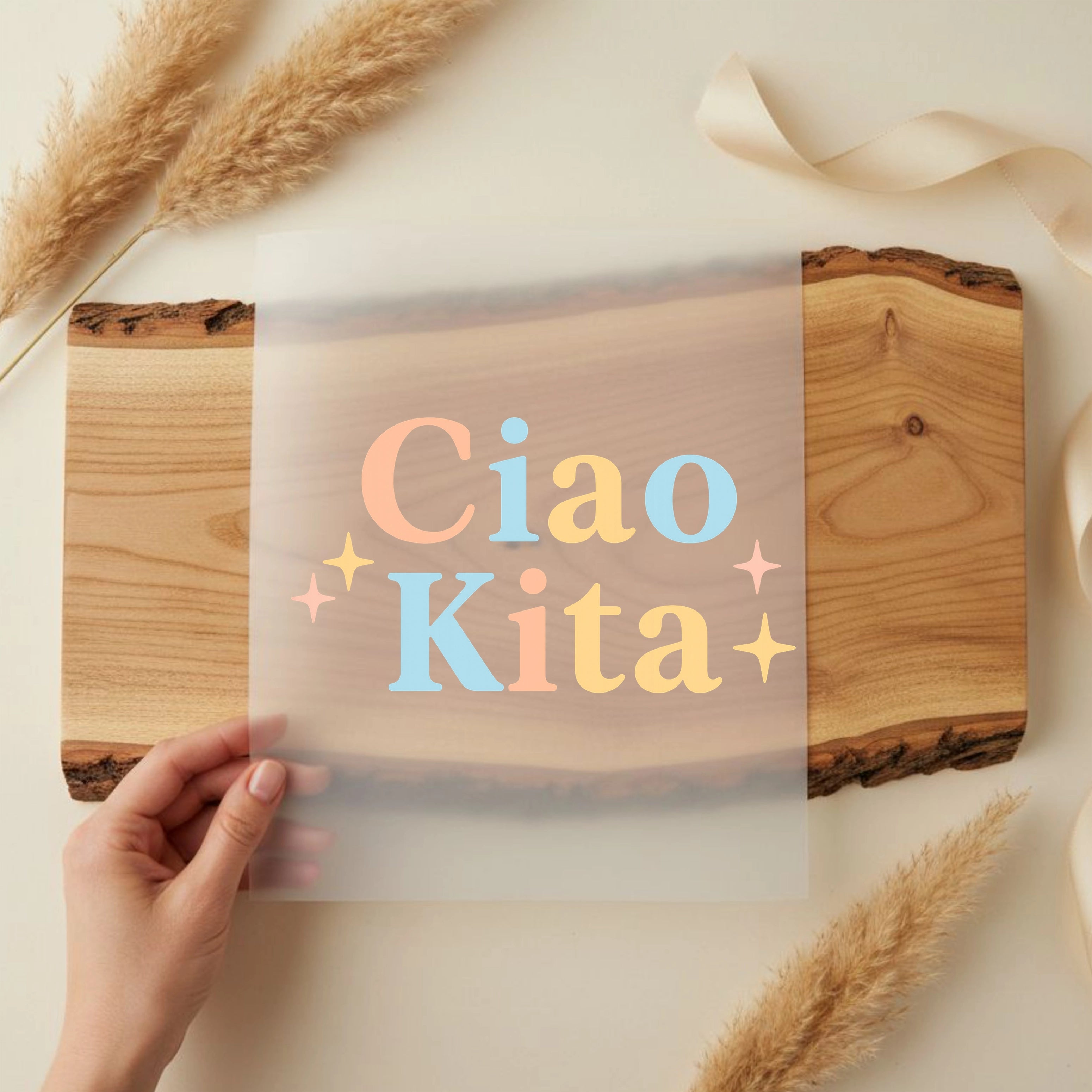 Bügelbild Ciao Kita Pastel