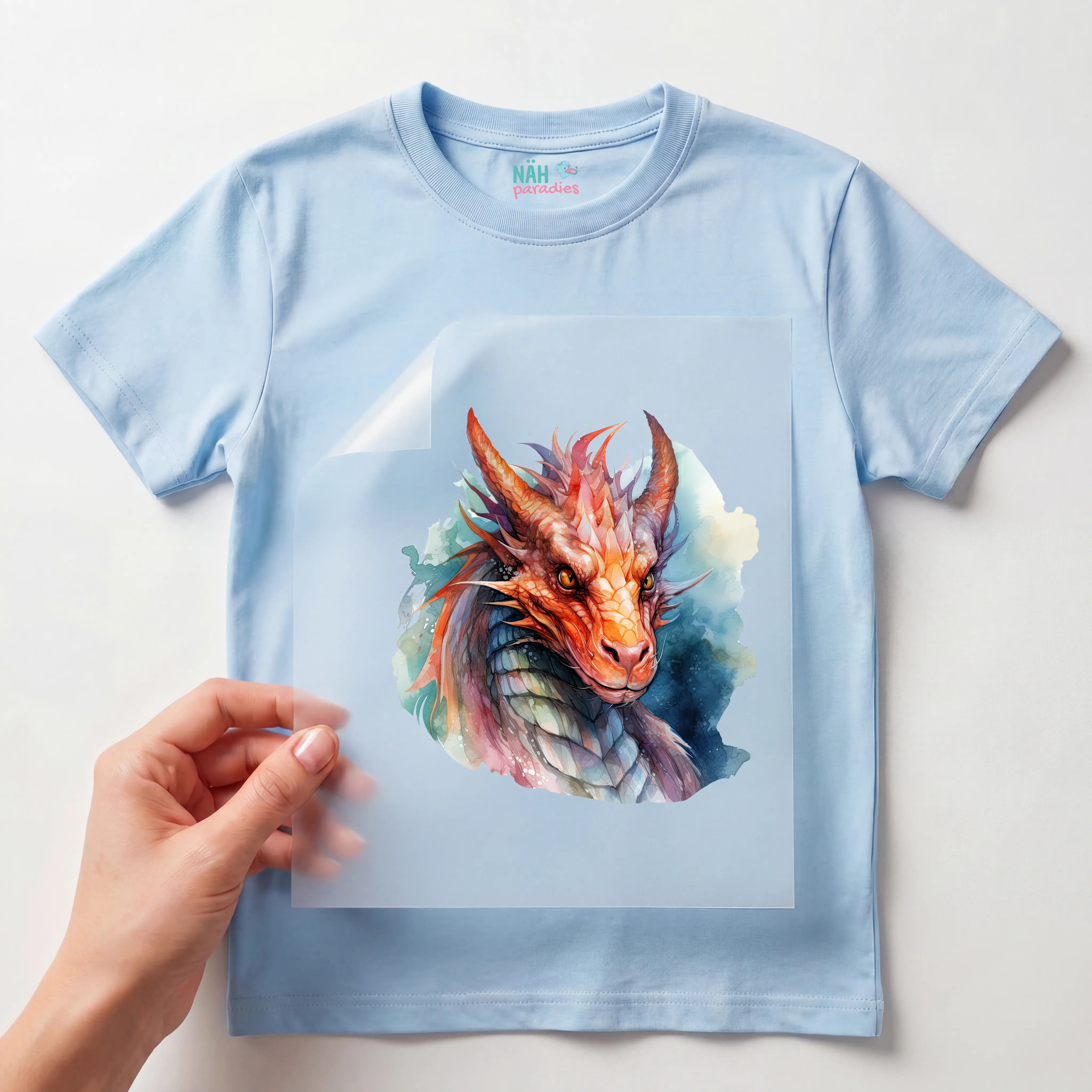 Bügelbild Drache Drakomir