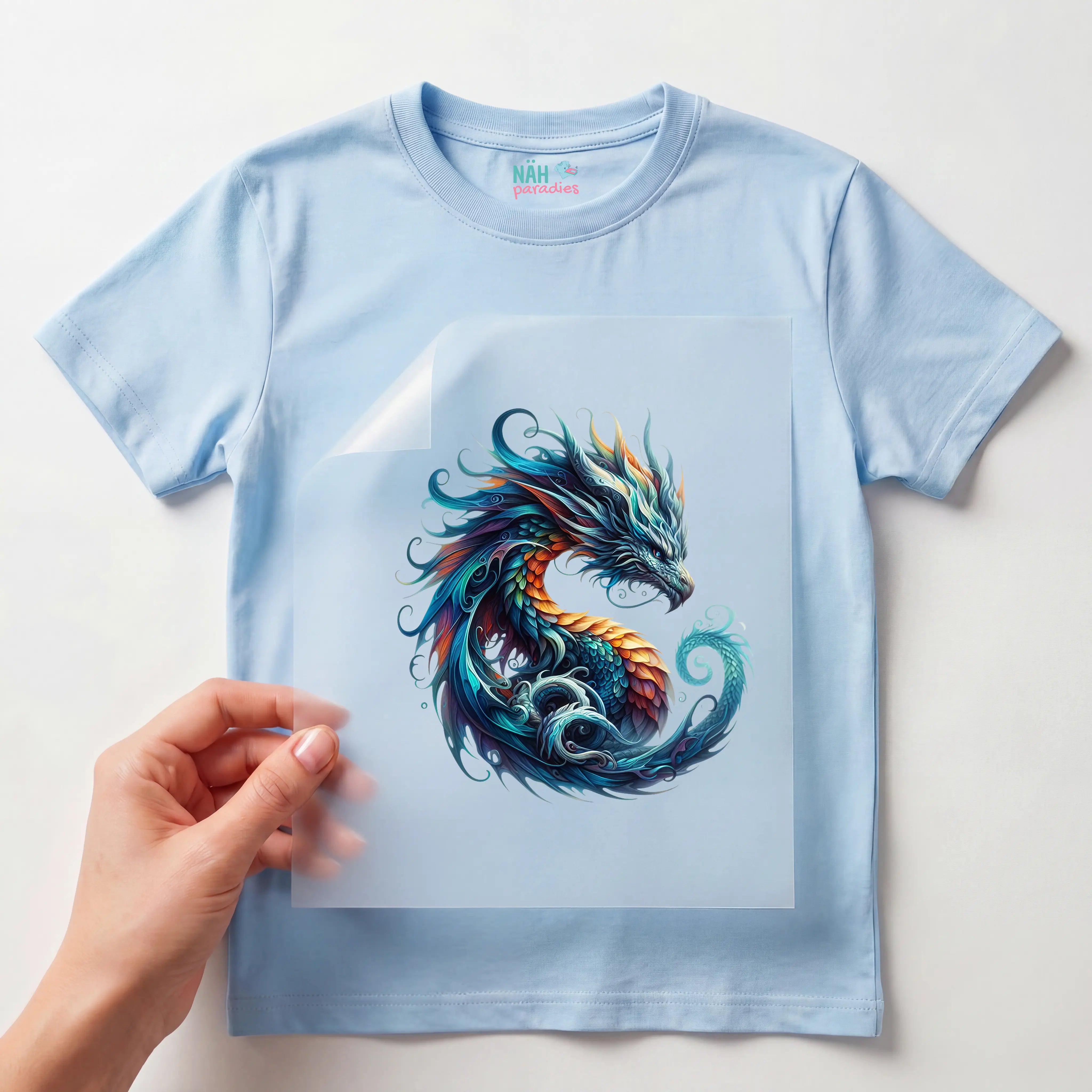 Bügelbild Drache Flammenwind Azaria