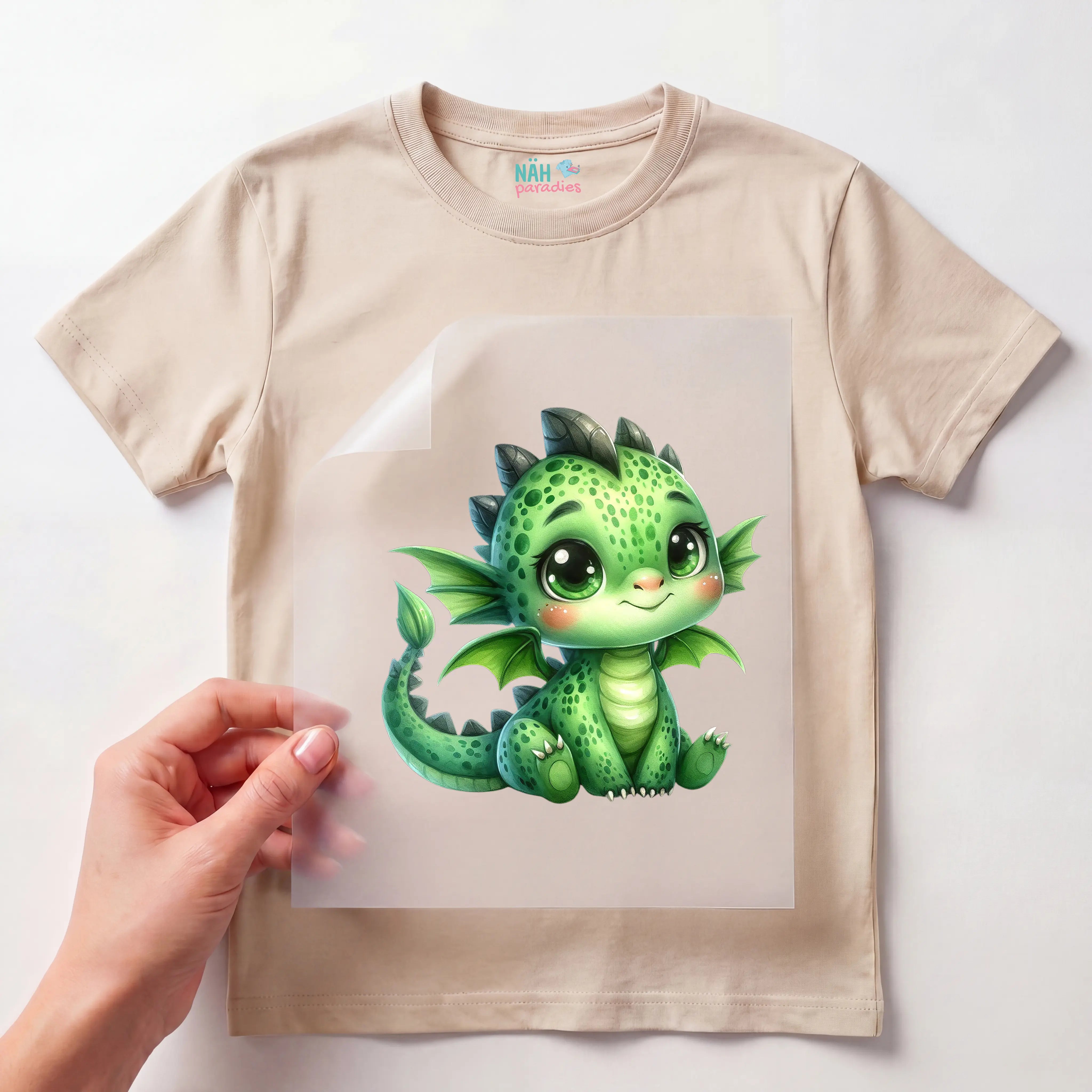Bügelbild Drache Smaragdkind