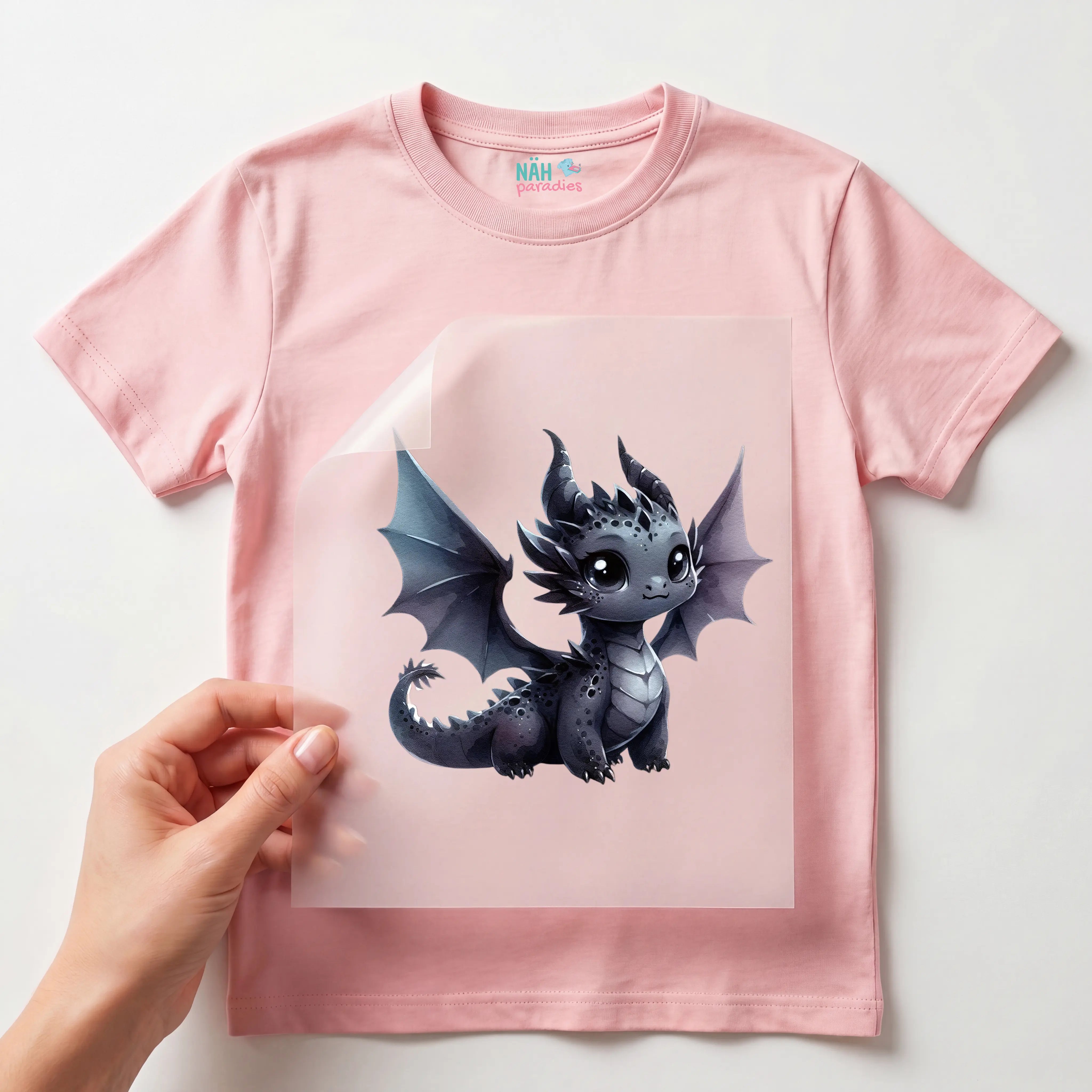 Bügelbild Drache Nachtling
