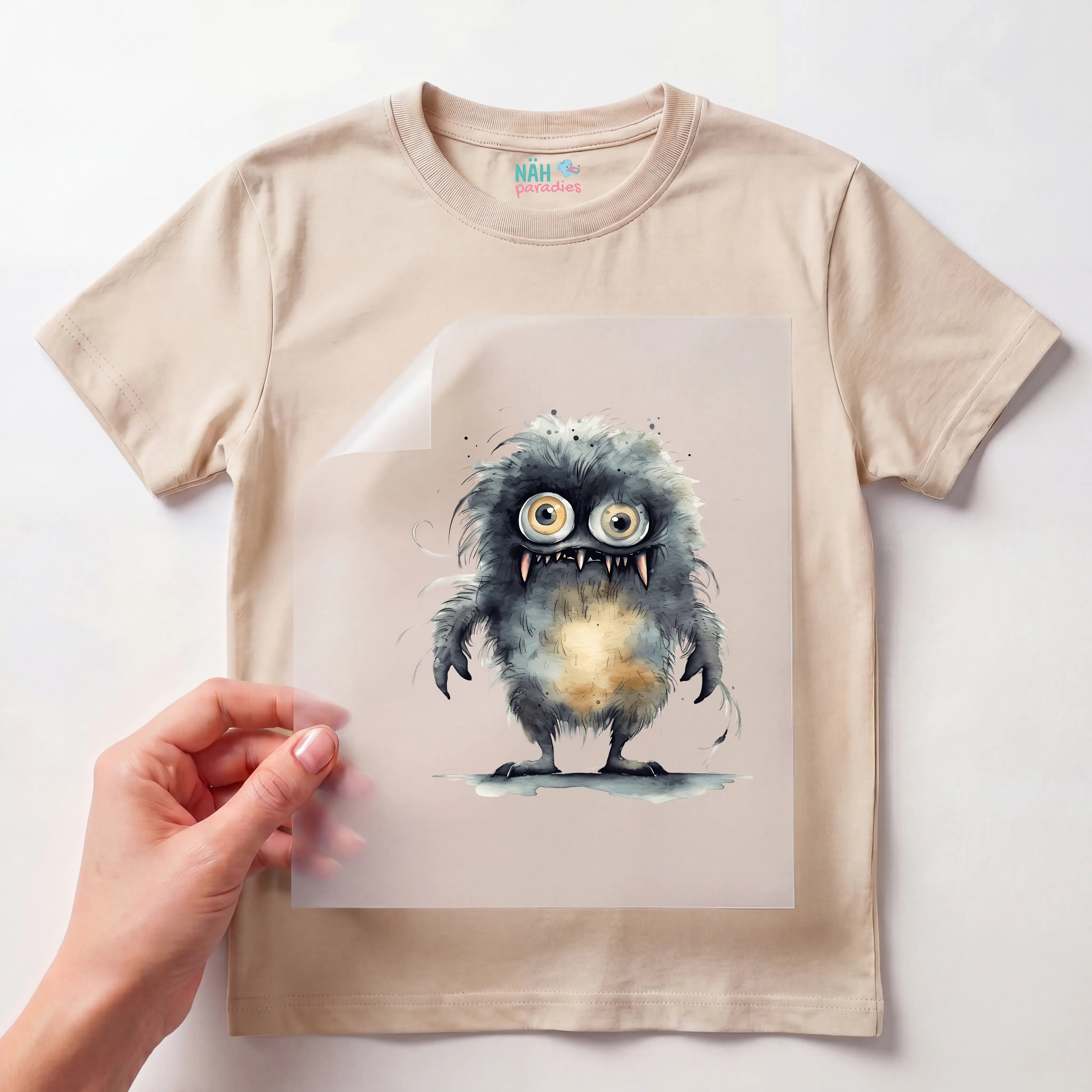 Bügelbild Monster Bob
