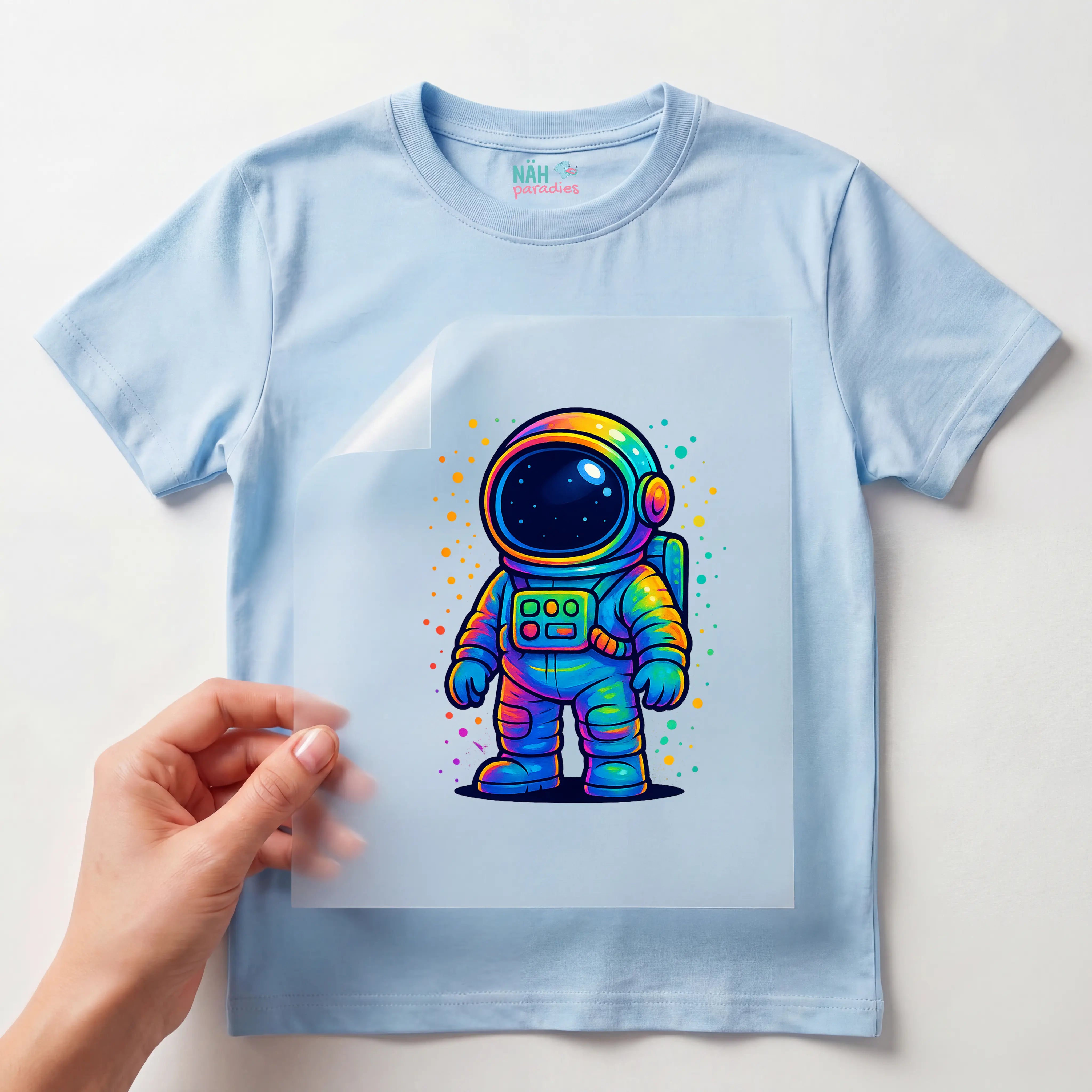 Bügelbild Bunter Kosmonaut