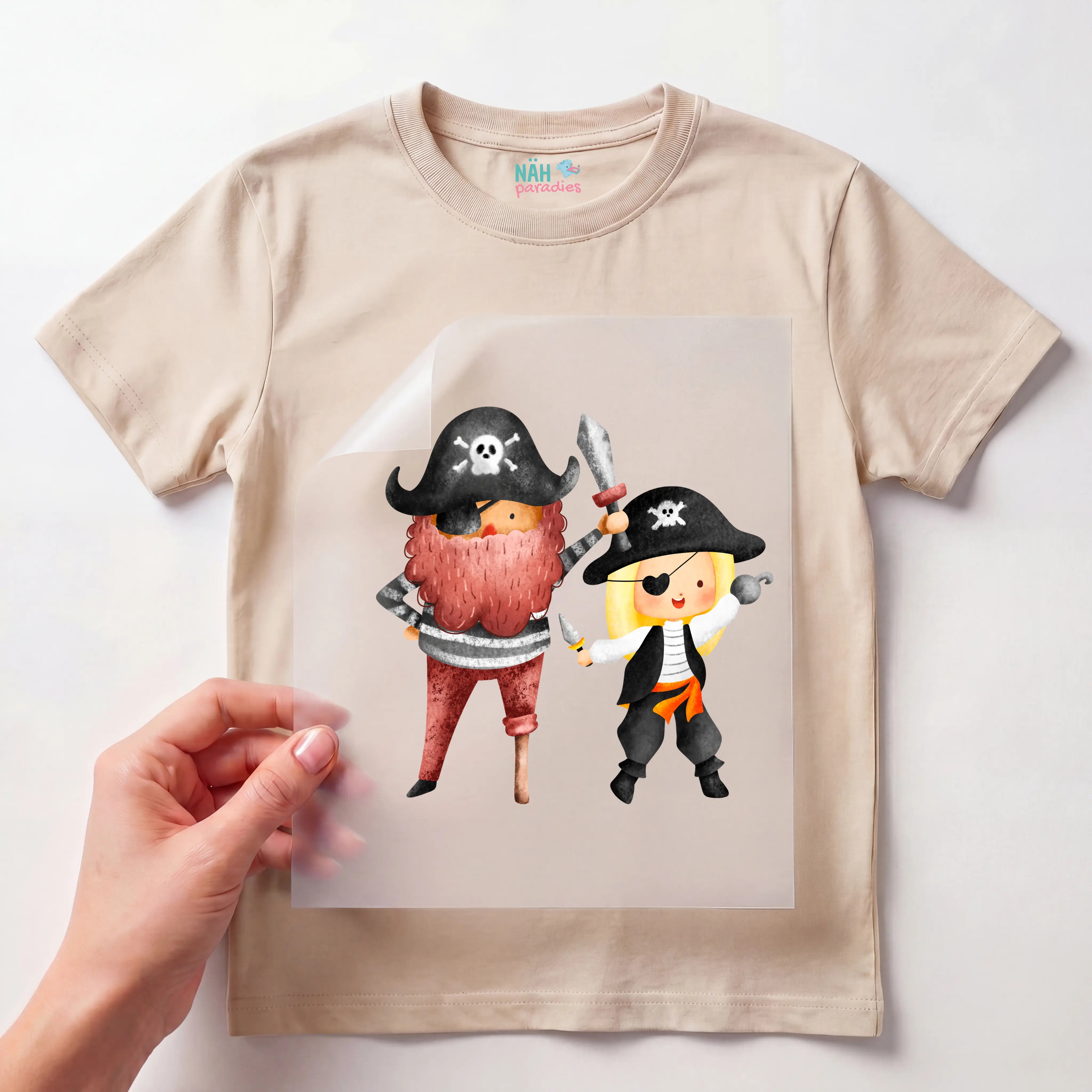 Bügelbild Piratenduo