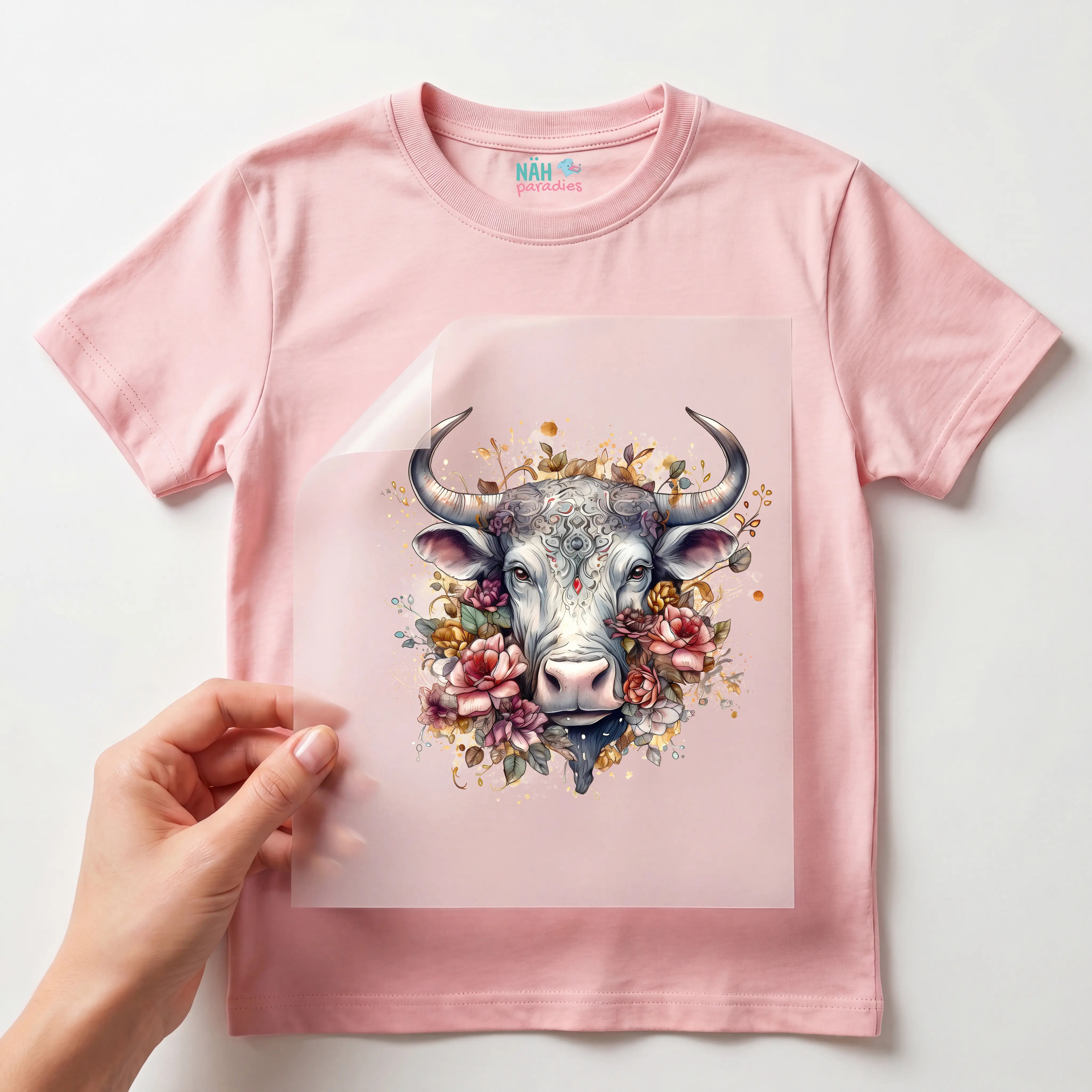 Bügelbild Sternzeichen Stier Blütenrausch