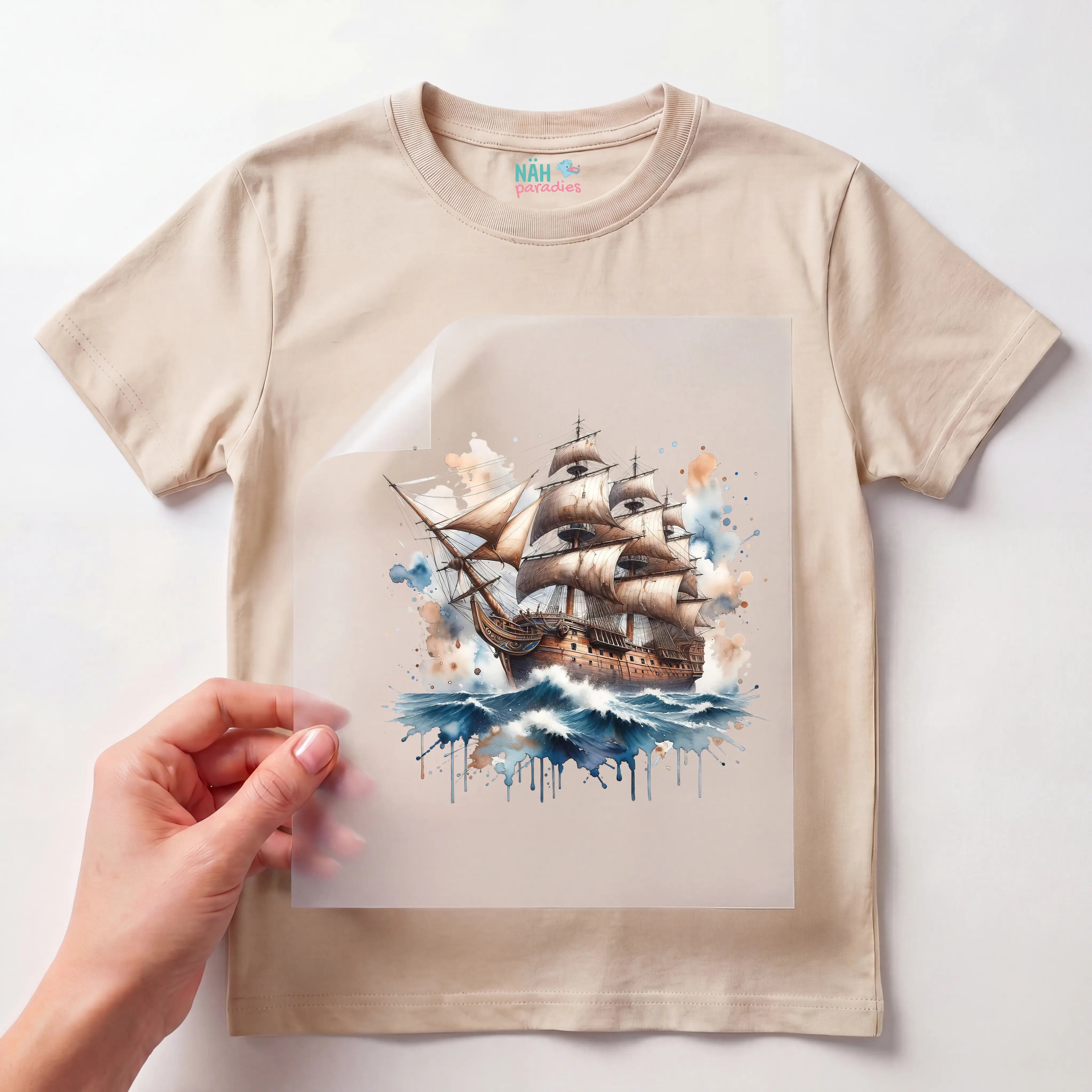 Bügelbild Segelabenteuer