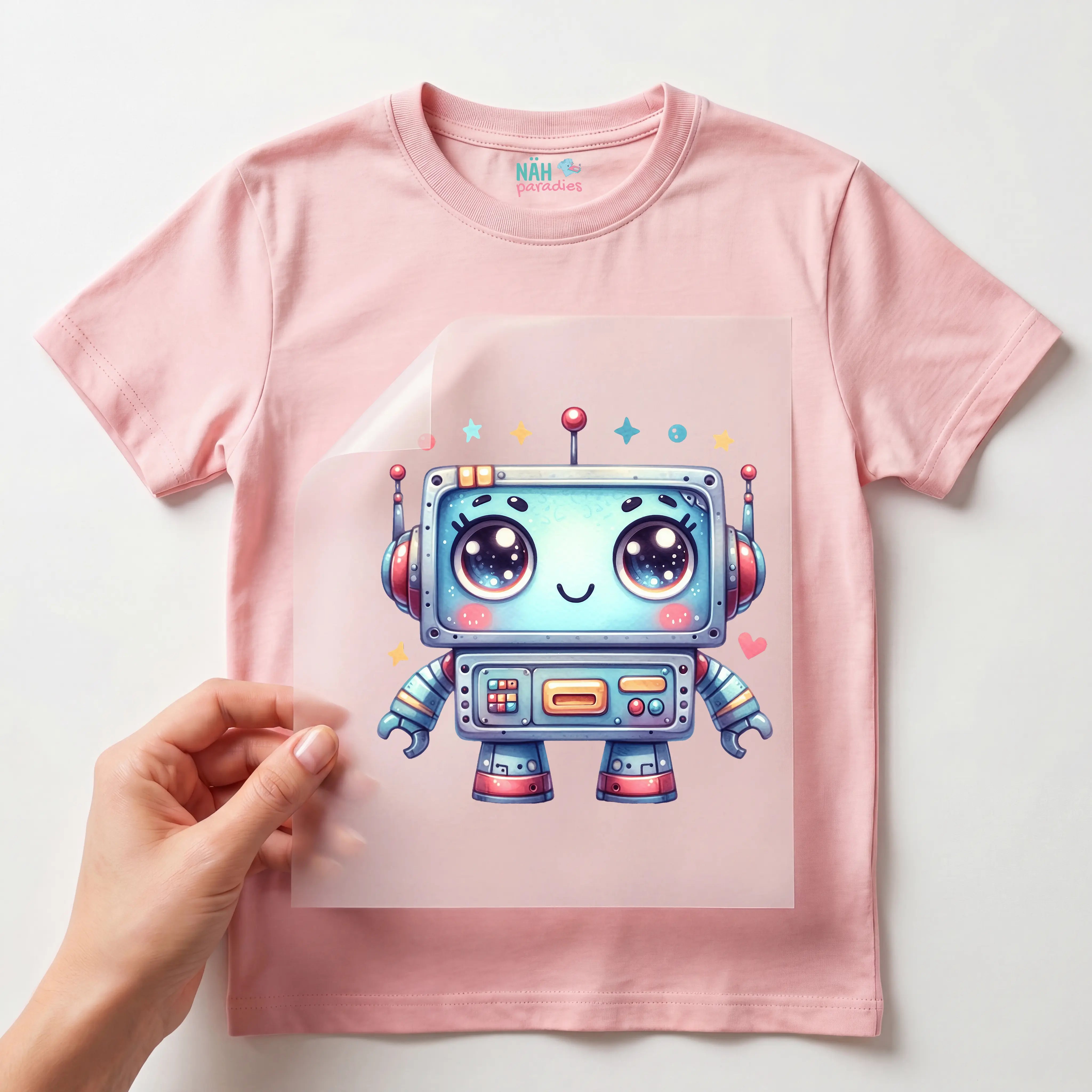 Bügelbild Roboter Zukunftsheld