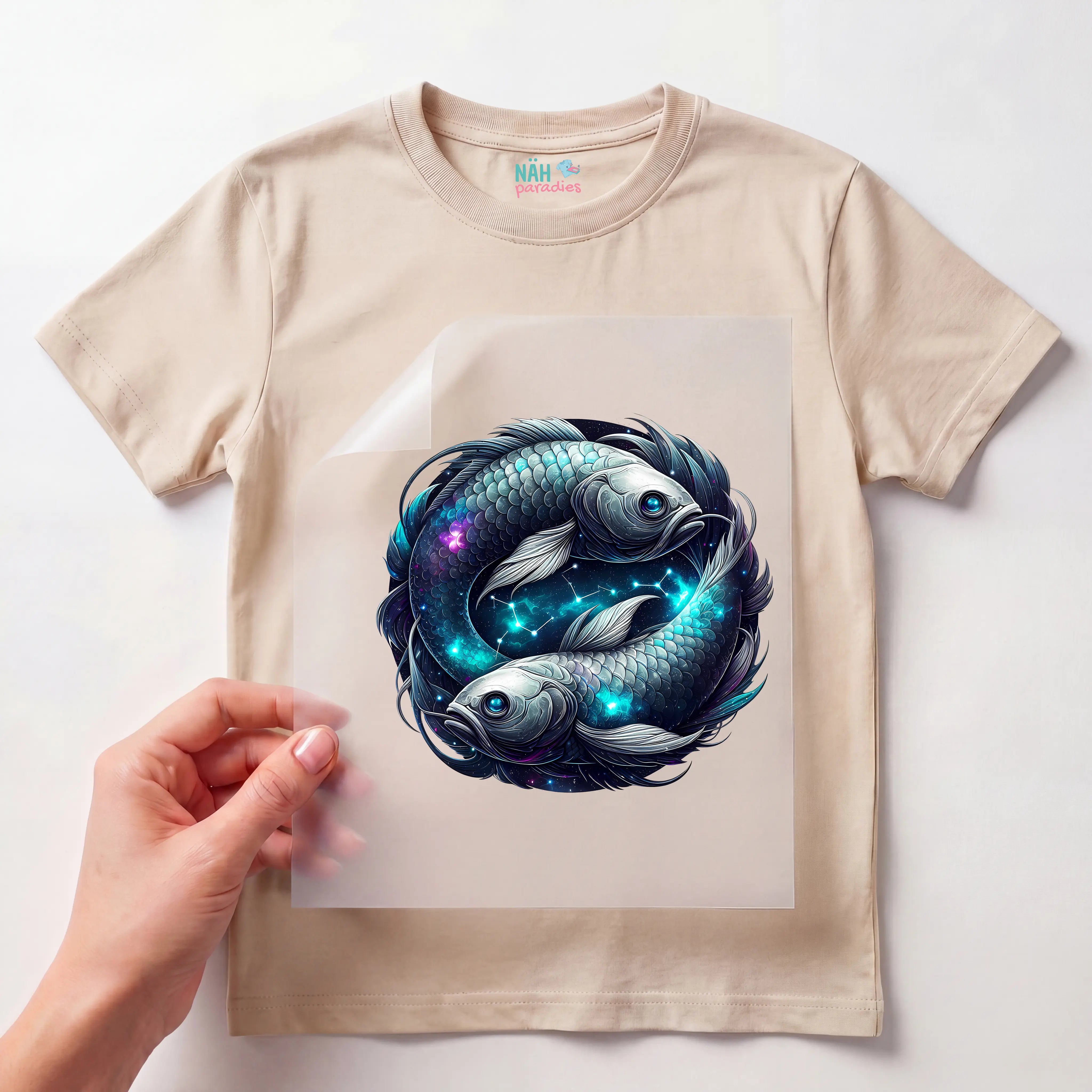 Bügelbild Sternzeichen Galaktische Fische