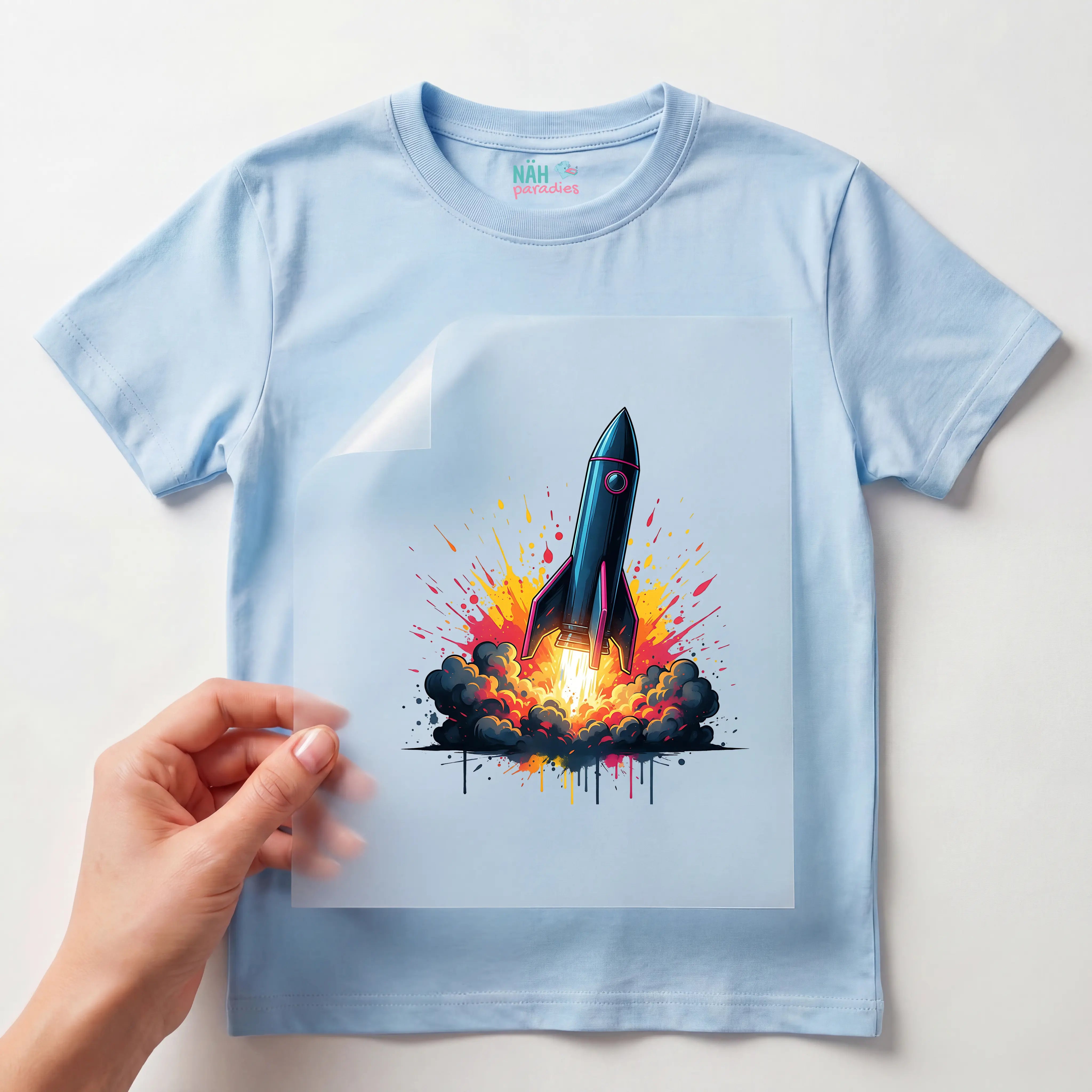 Bügelbild Cosmic Rocket