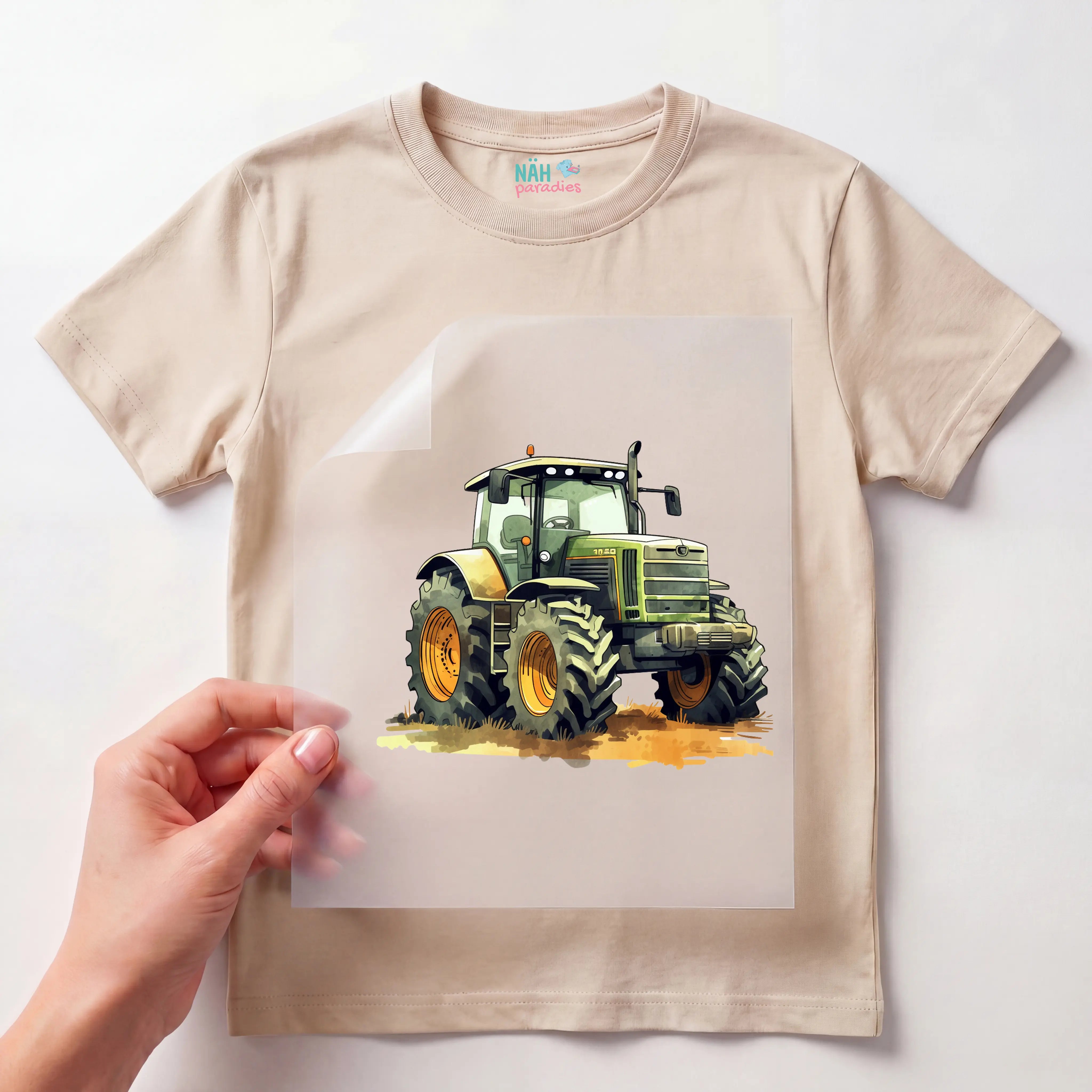 Bügelbild Traktor