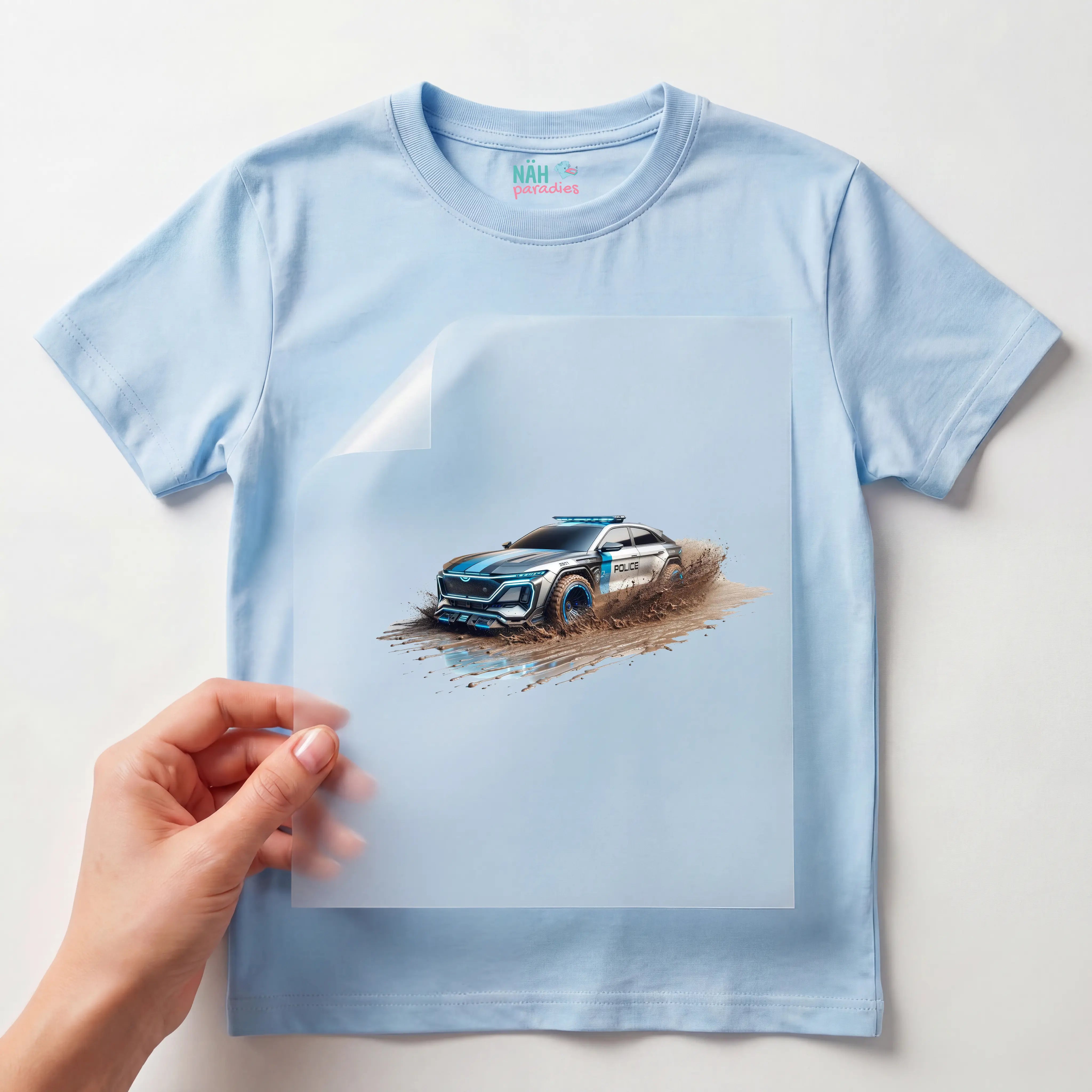 Bügelbild Future Police Turbo