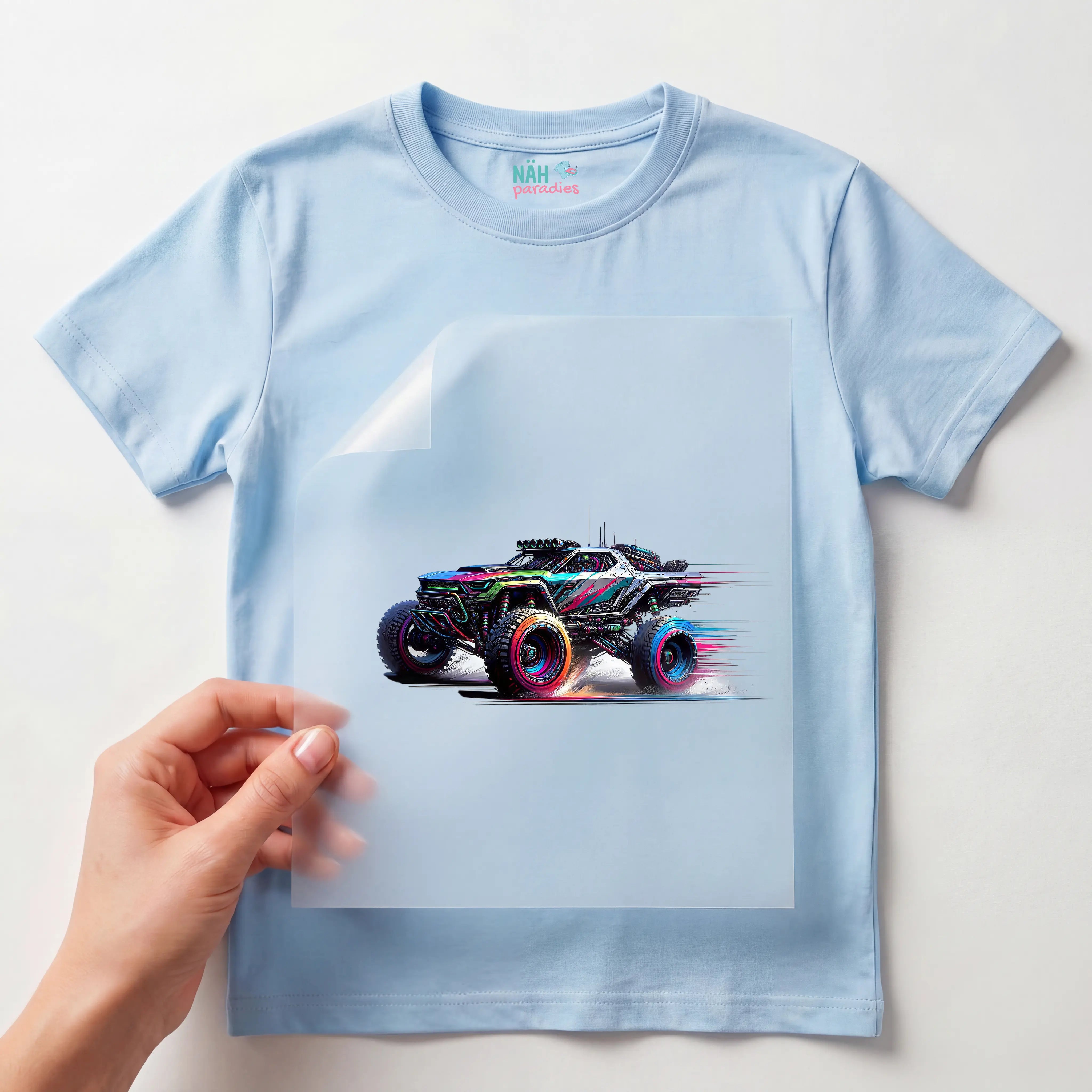 Bügelbild Splash Racer Truck