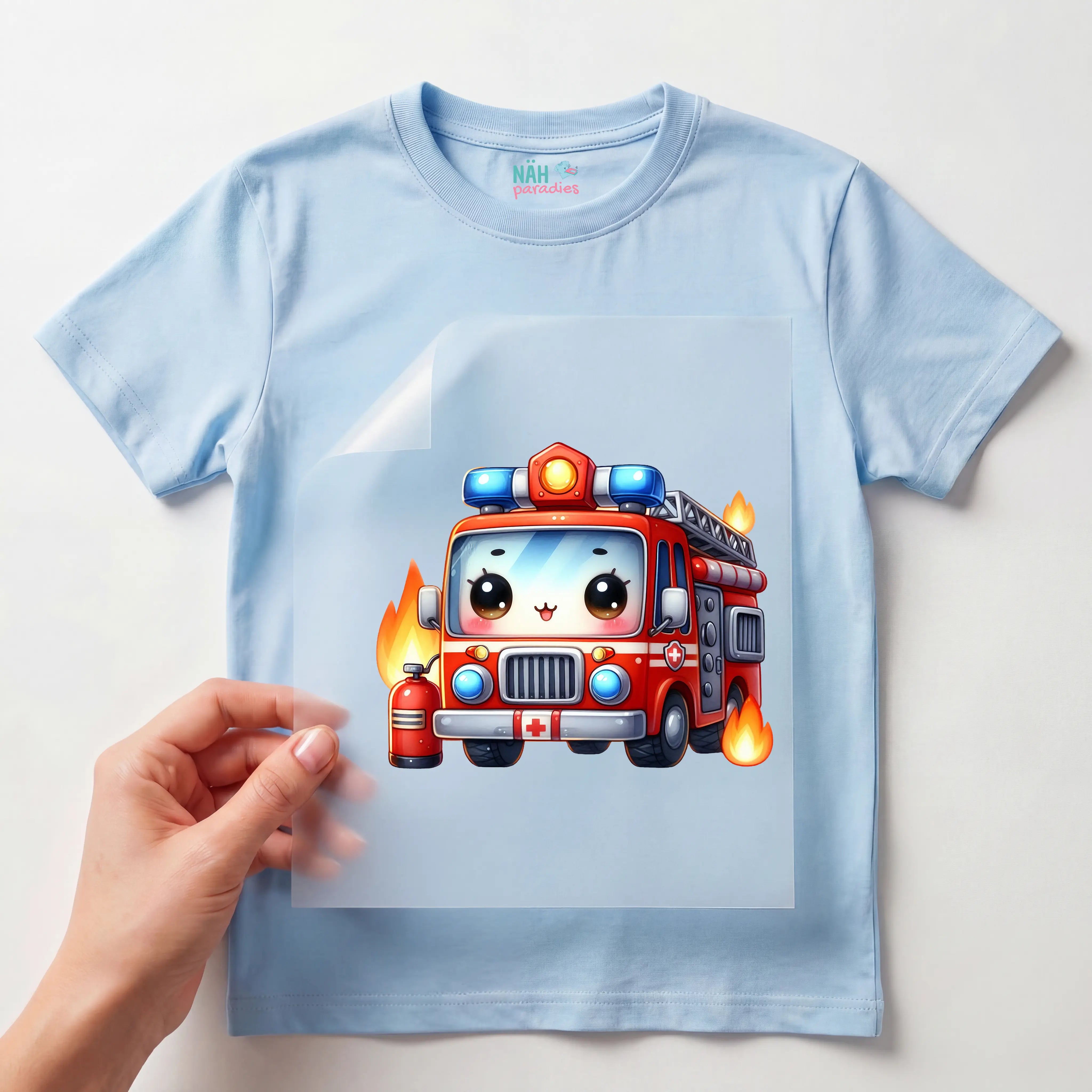 Bügelbild Feuerwehr Cutie