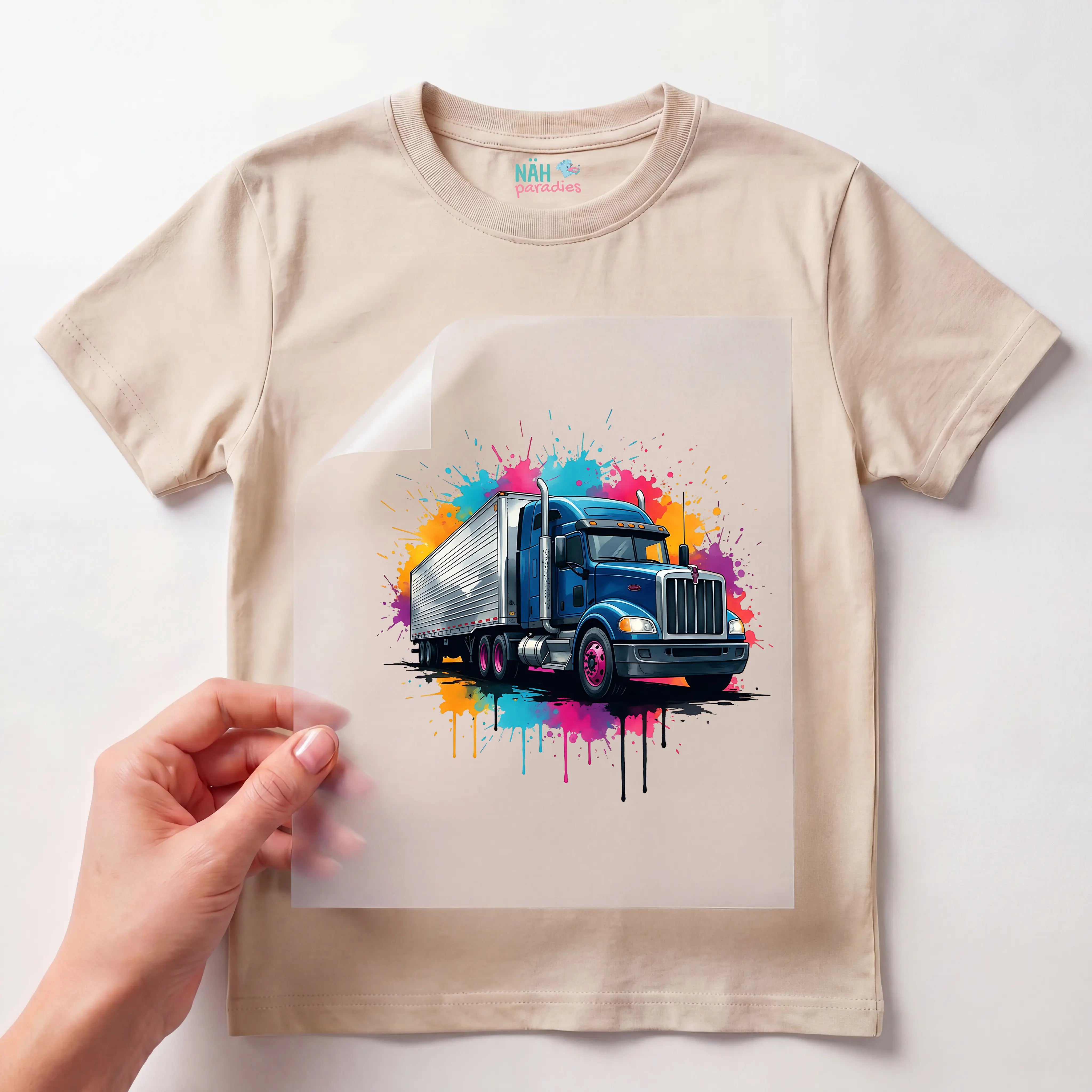 Bügelbild Splash Truck