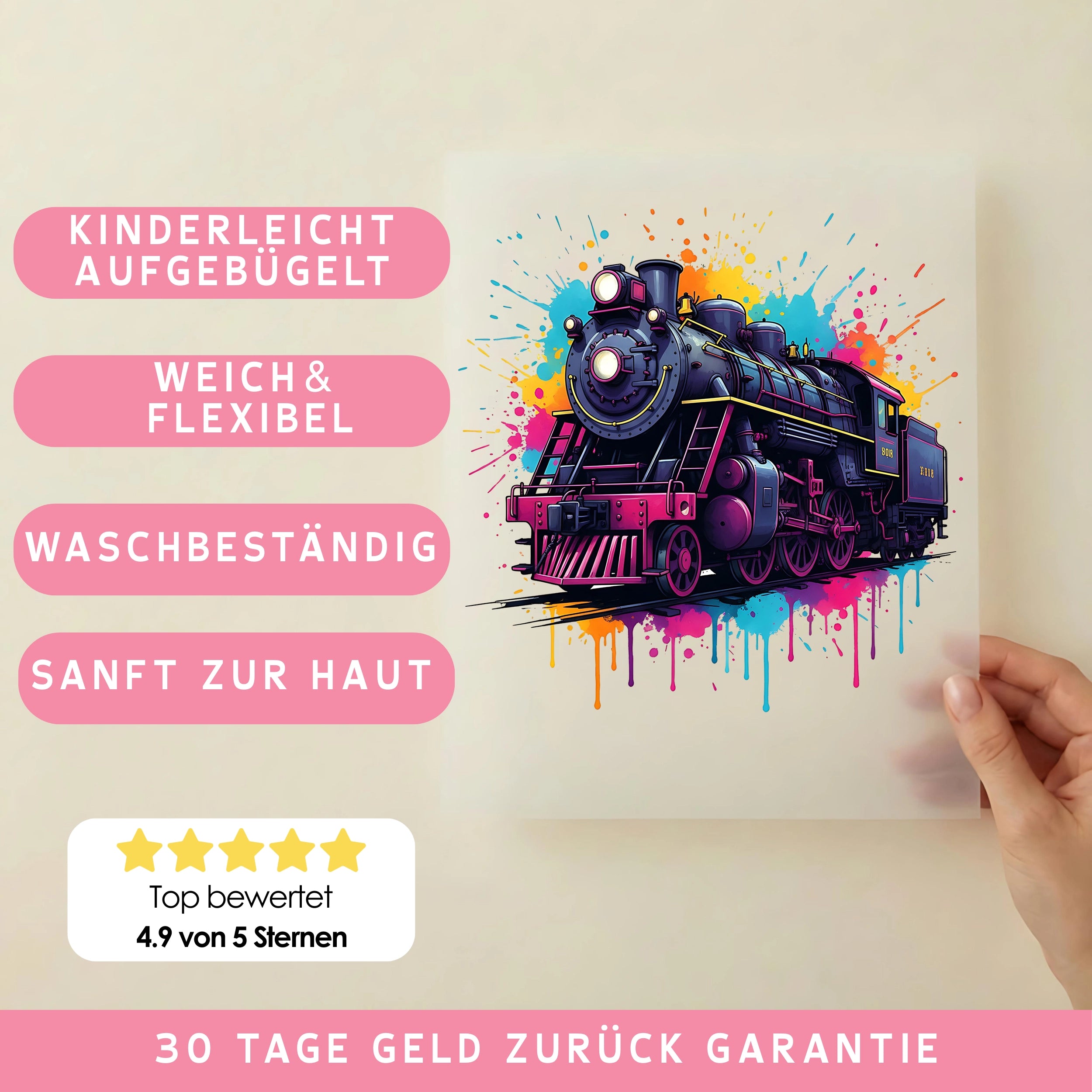 Bügelbild Splash Express