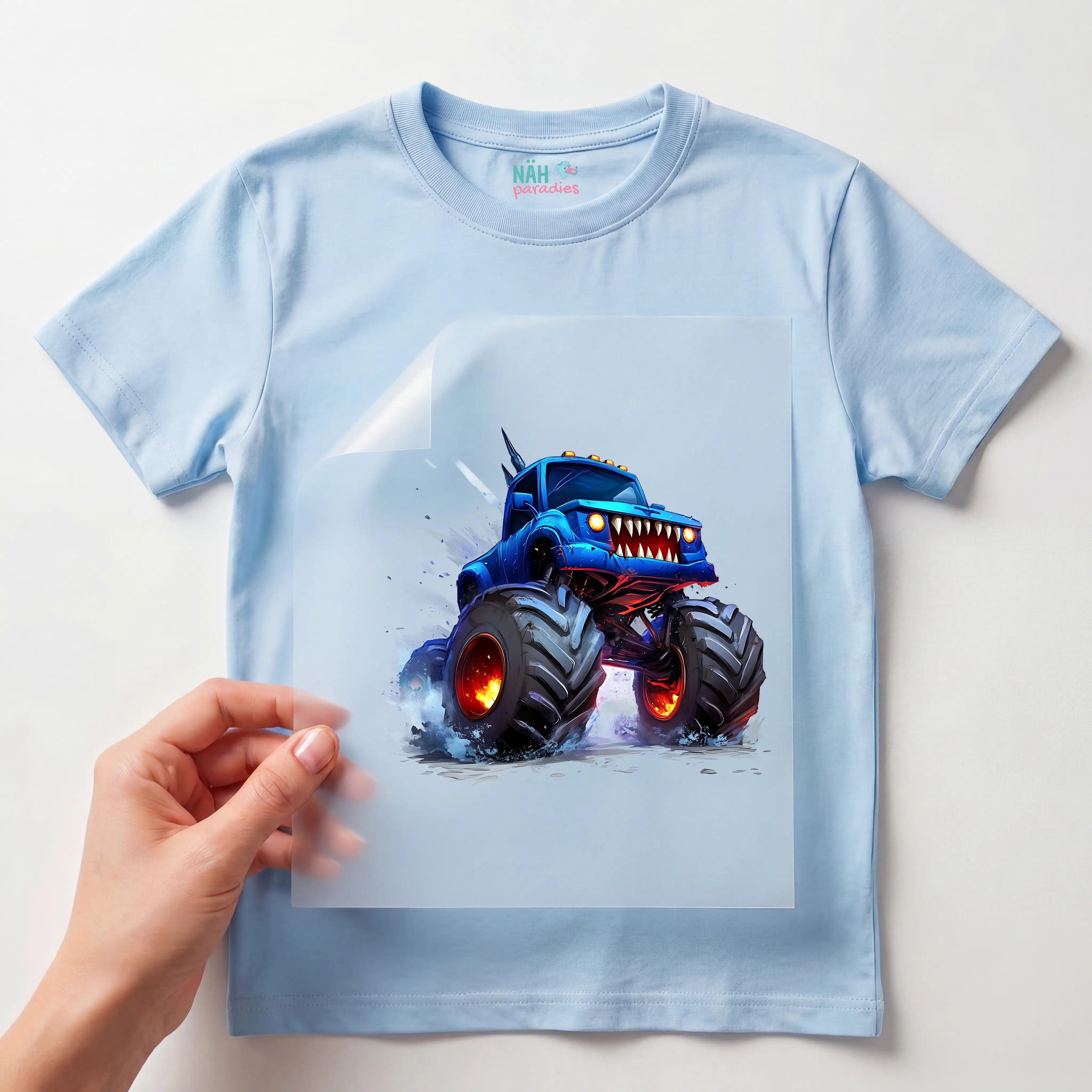 Bügelbild Monstertruck Icefire