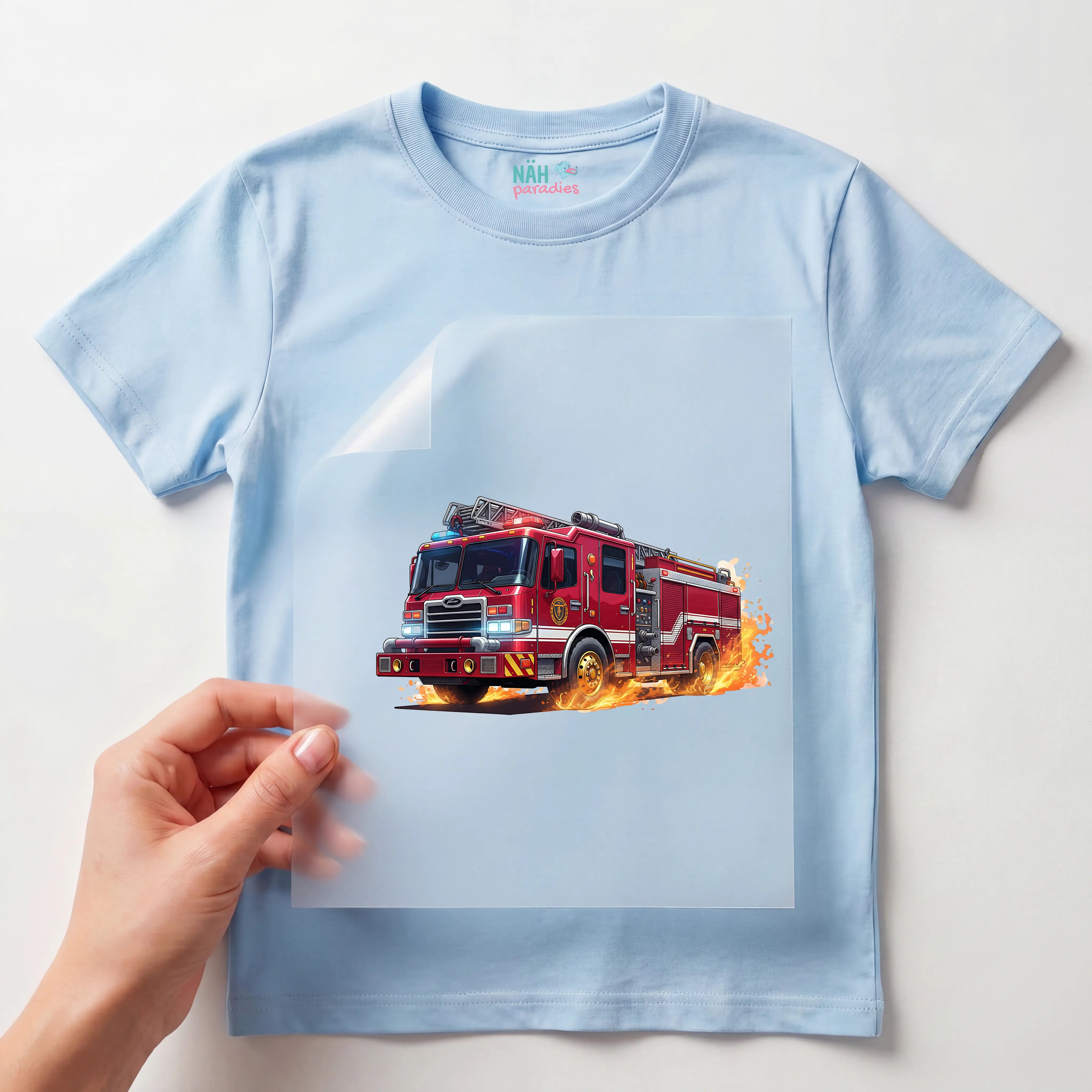 Bügelbild Feuerwehr Power Löschtruck